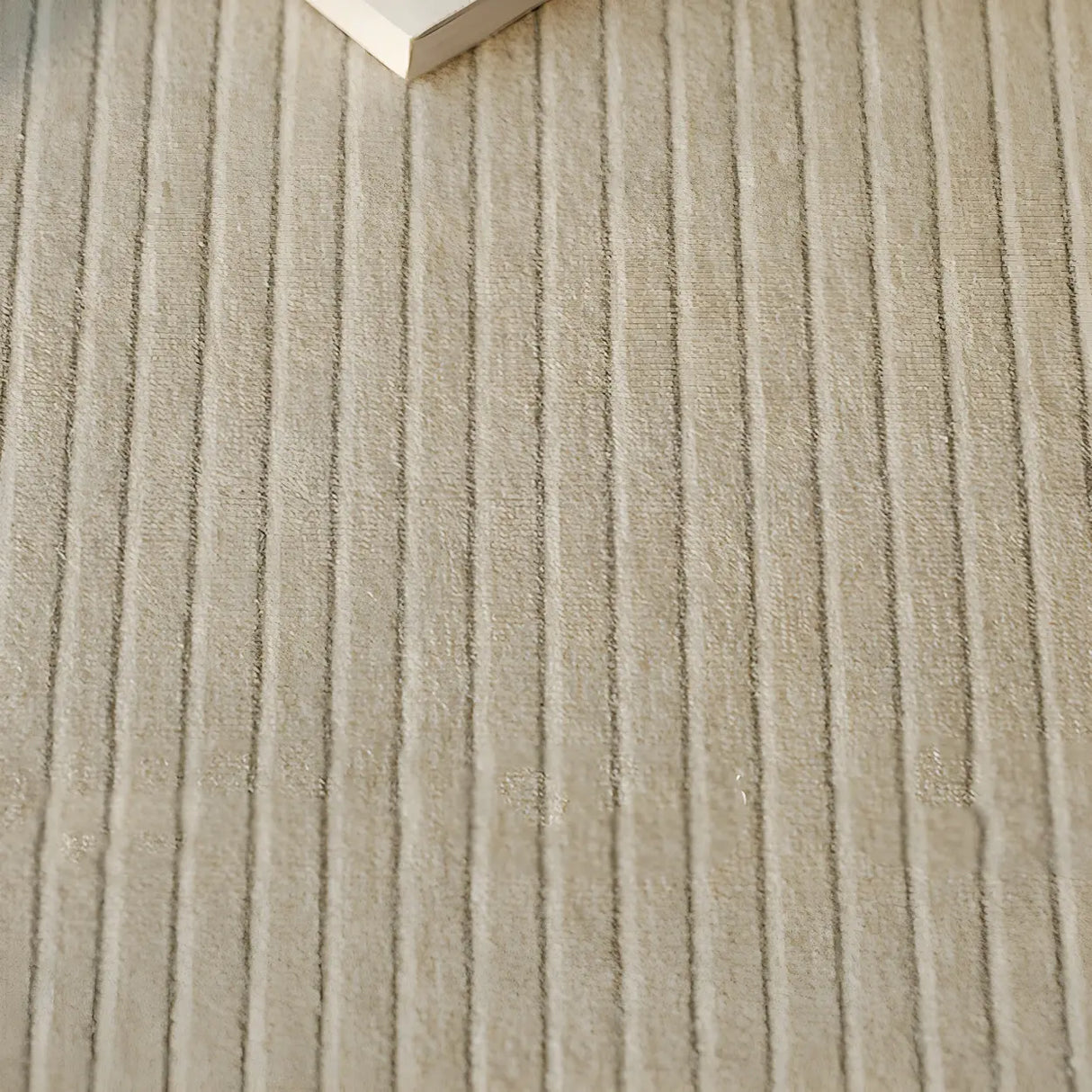 Contemporary Geometric Flannel Apricot Area Rug Image - 8