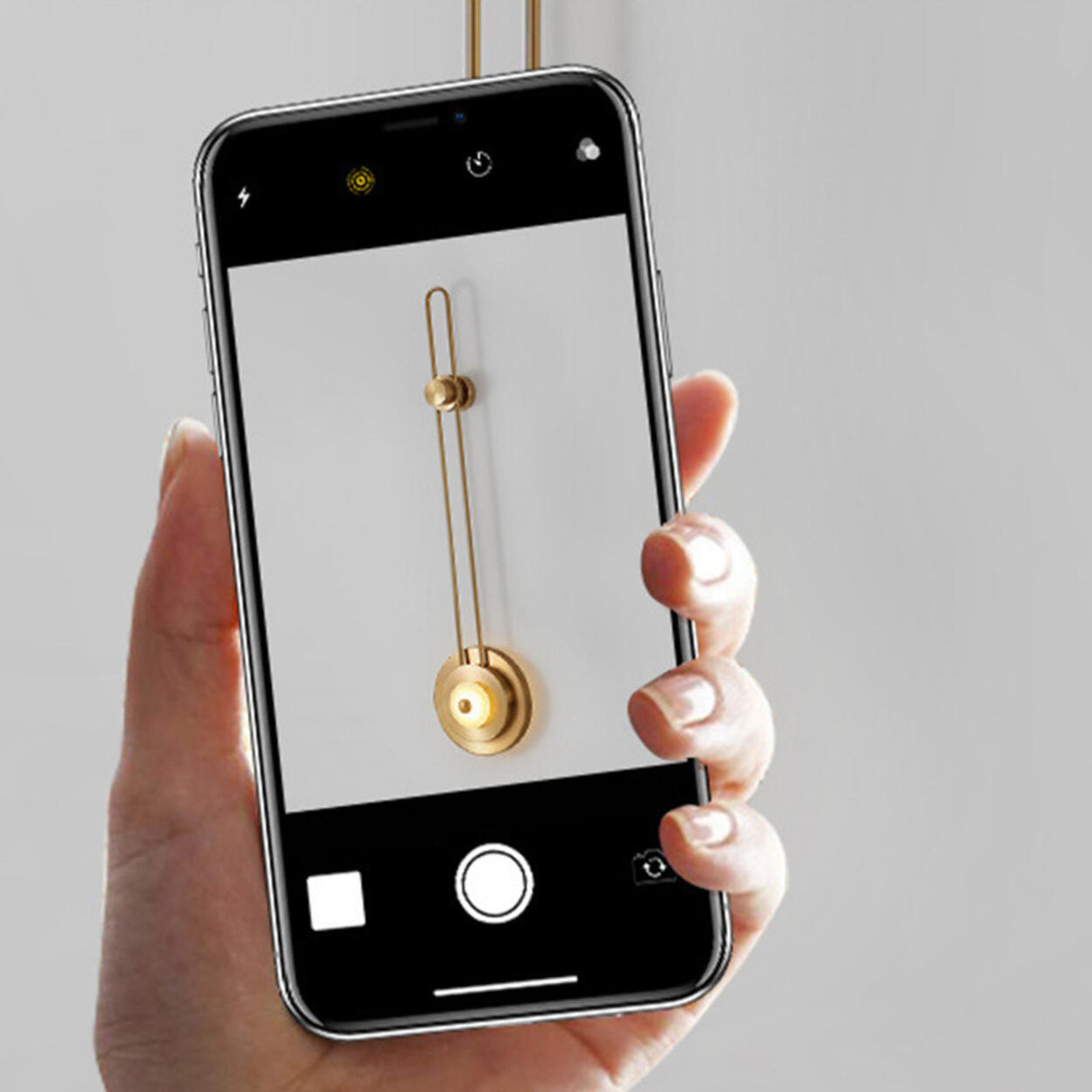 Contemporary Gold Circular LED Wall Sconce Light Image - 11