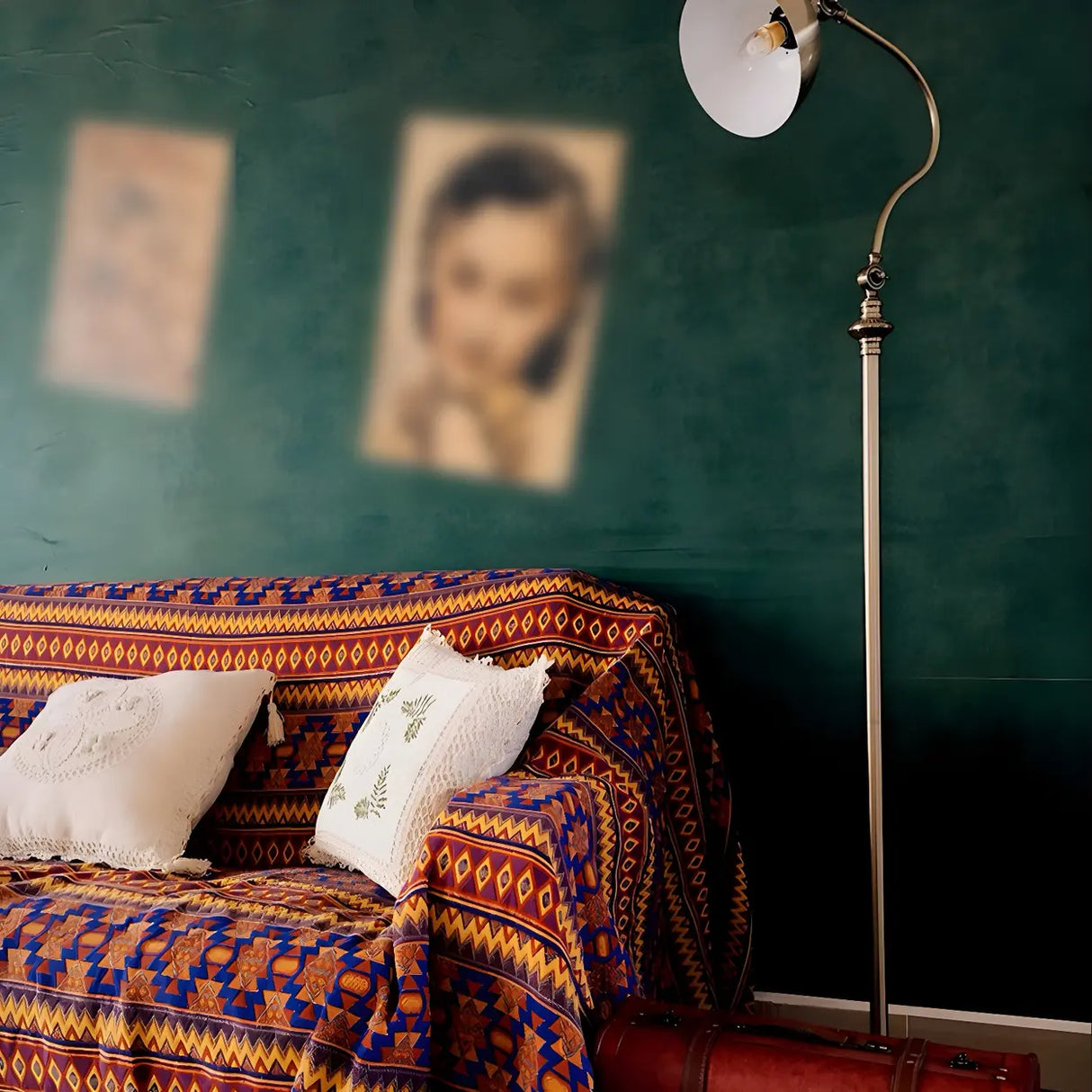 Contemporary Gold Dome Metal Living Room Floor Lamp Image - 17