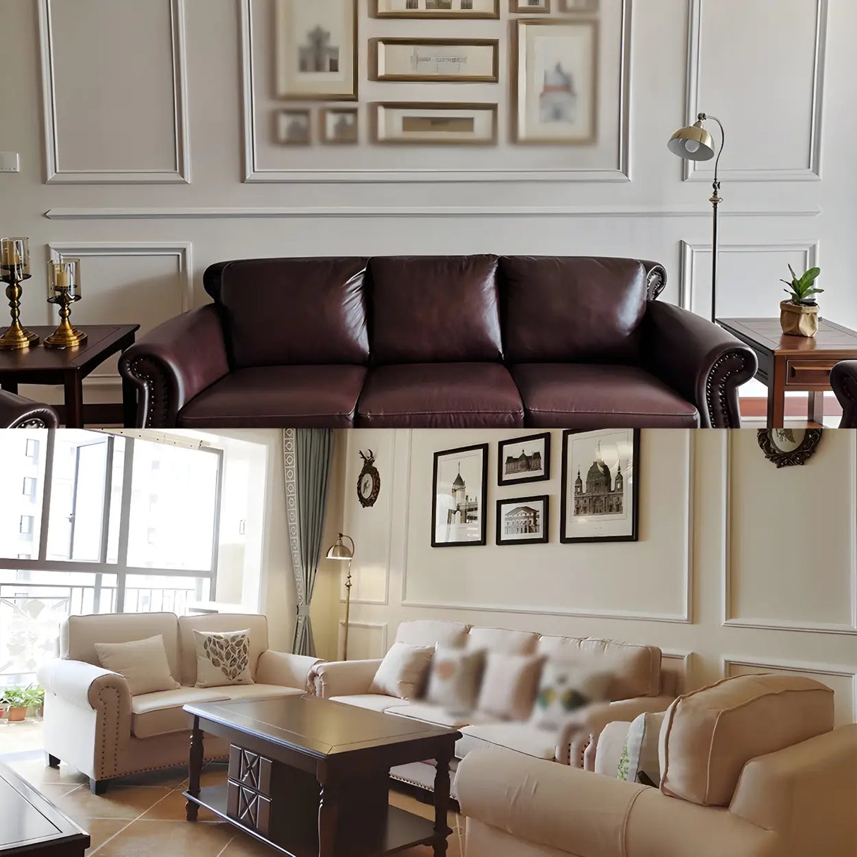 Contemporary Gold Dome Metal Living Room Floor Lamp Image - 21