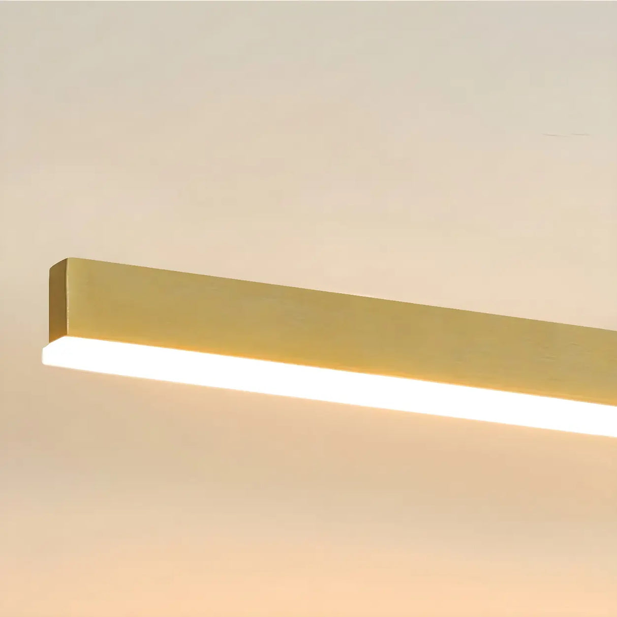 Contemporary Gold Linear LED Wall Mount Vanity Light Image - 10