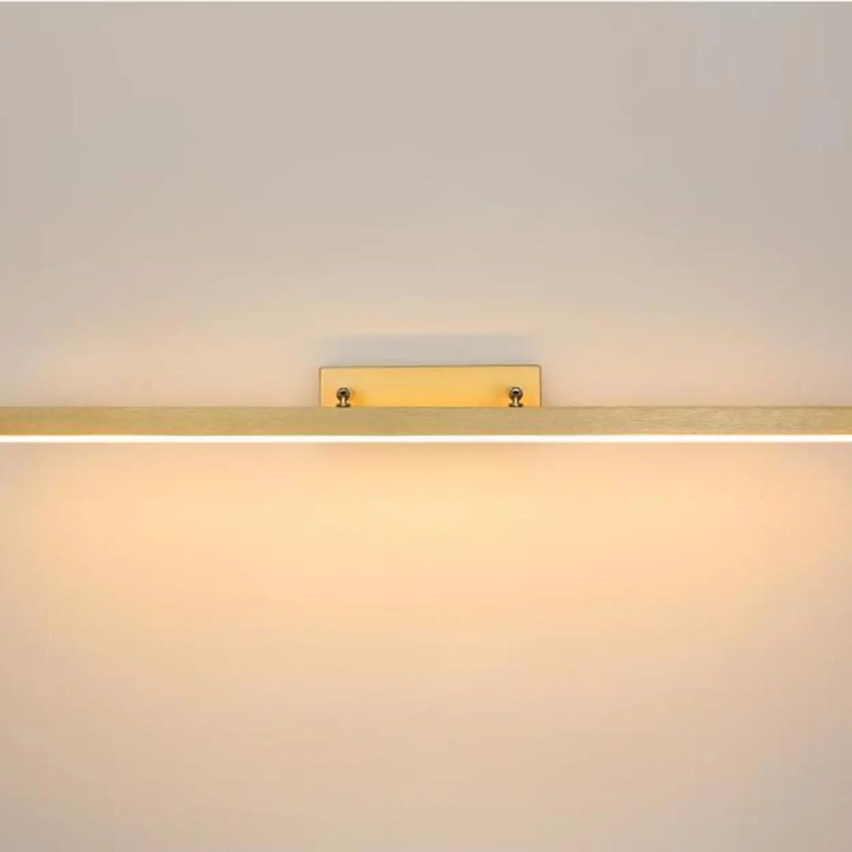 Contemporary Gold Linear LED Wall Mount Vanity Light Image - 9