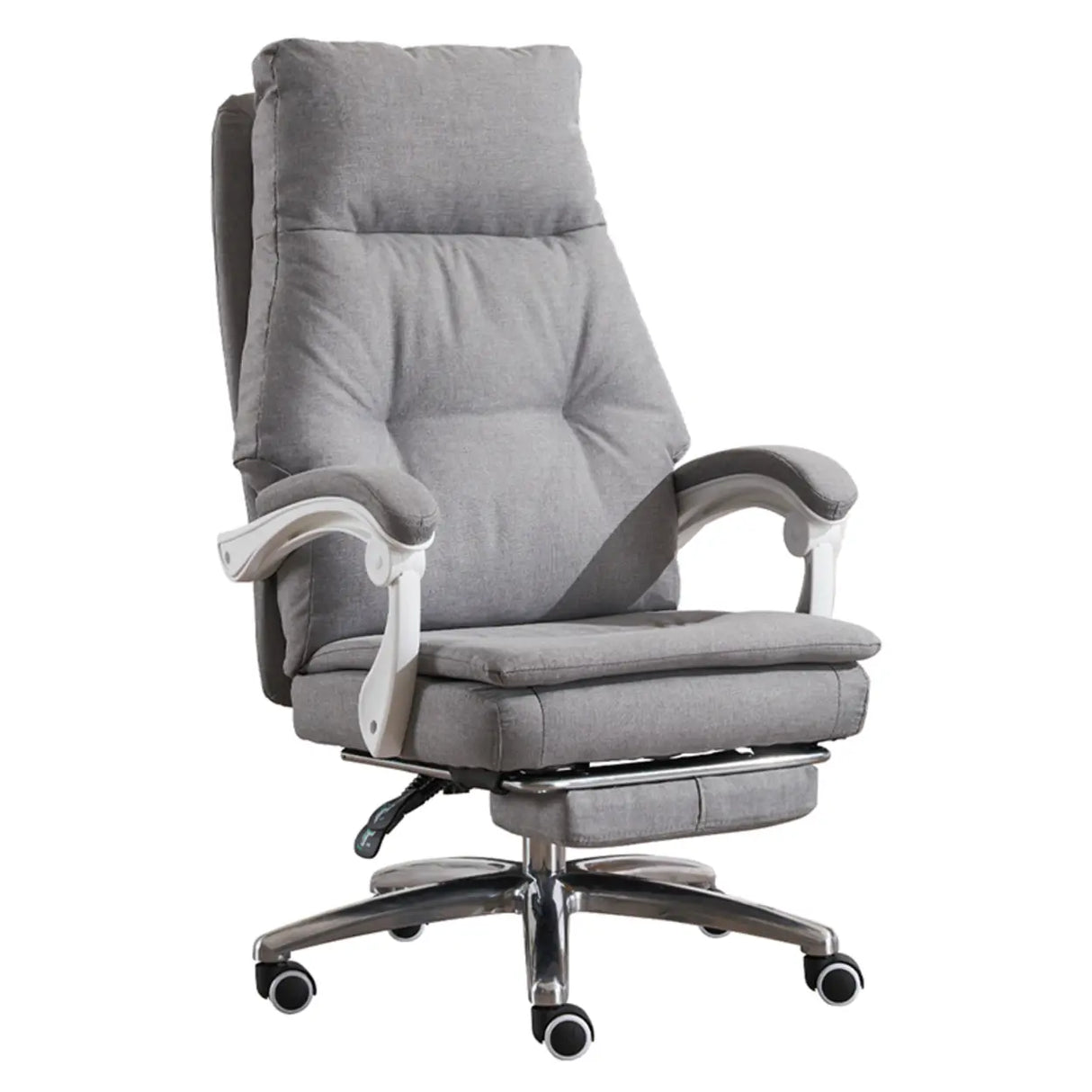Contemporary High-Back Fabric Recline Office Chair Image - 10