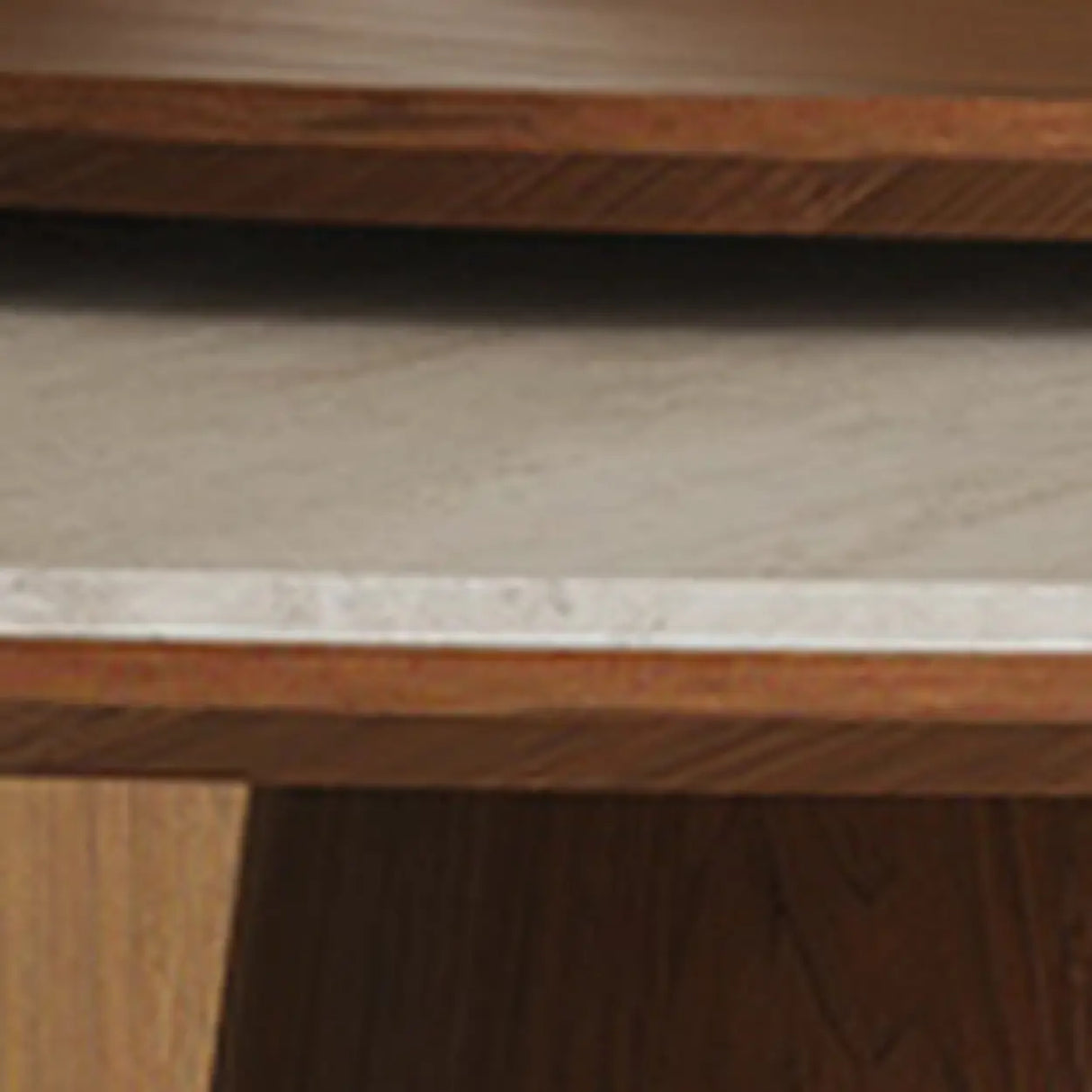 Contemporary Lazy Susan Rotating Tray Round Dining Table Image - 7