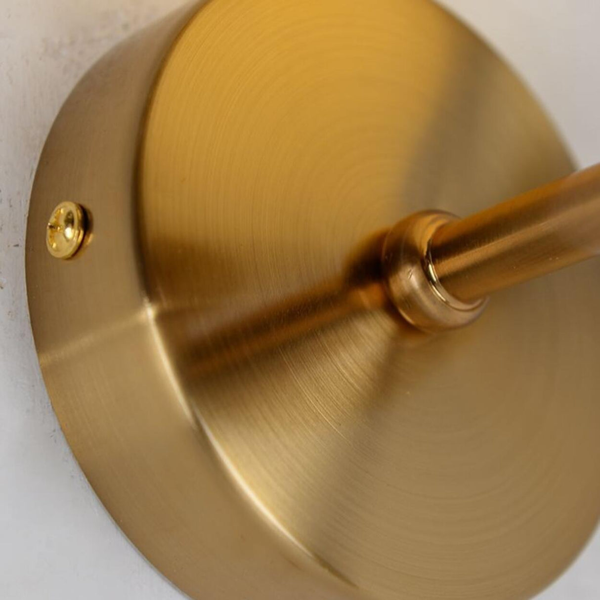 Contemporary Metal Ring and Globe LED Wall Sconce Image - 16