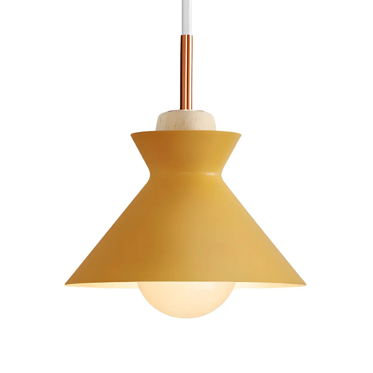 Contemporary Mini Cone Dome Metal Pendant Light Image - 3