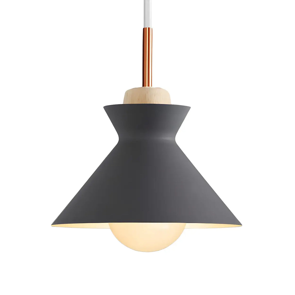Contemporary Mini Cone Dome Metal Pendant Light Image - 6