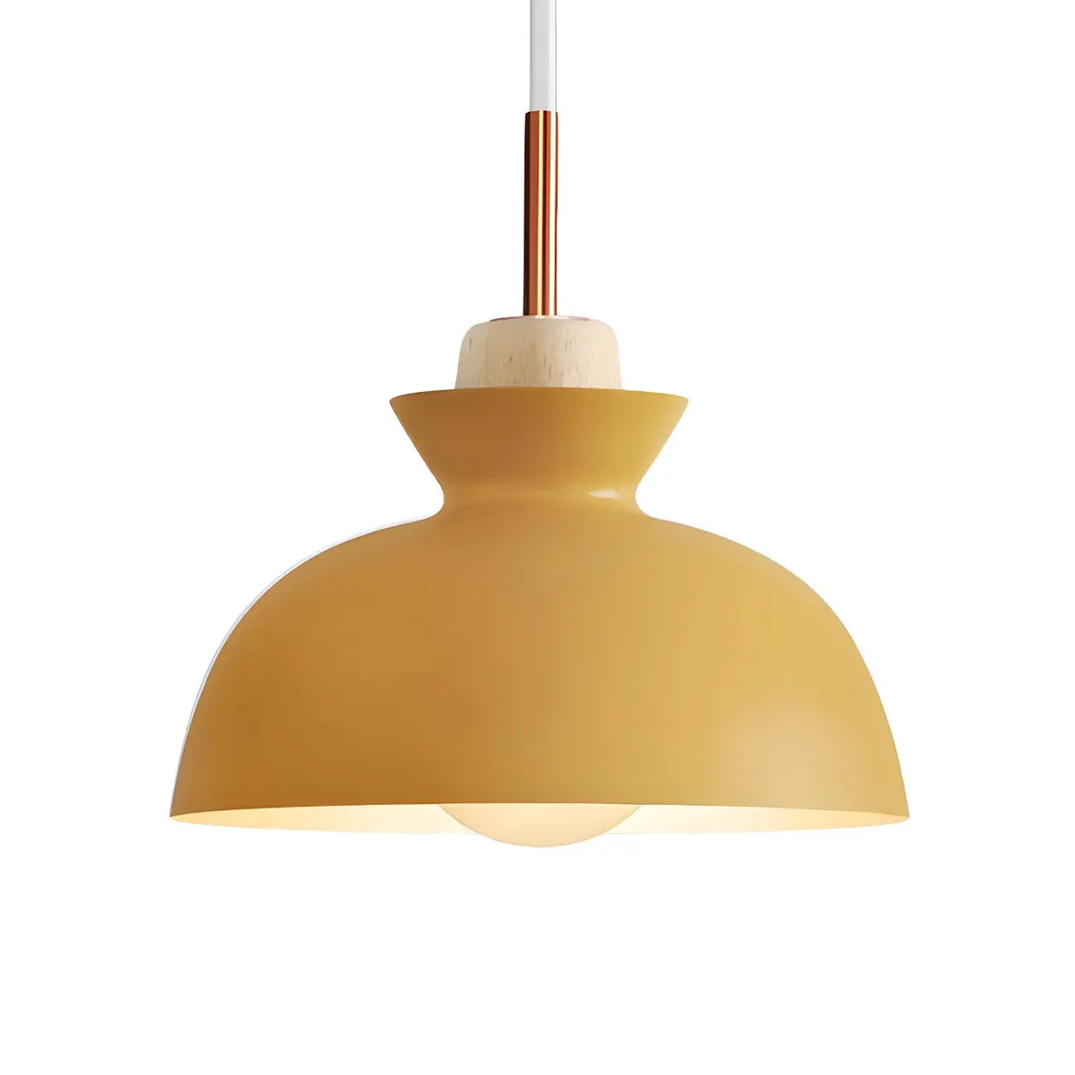 Contemporary Mini Cone Dome Metal Pendant Light Image - 12