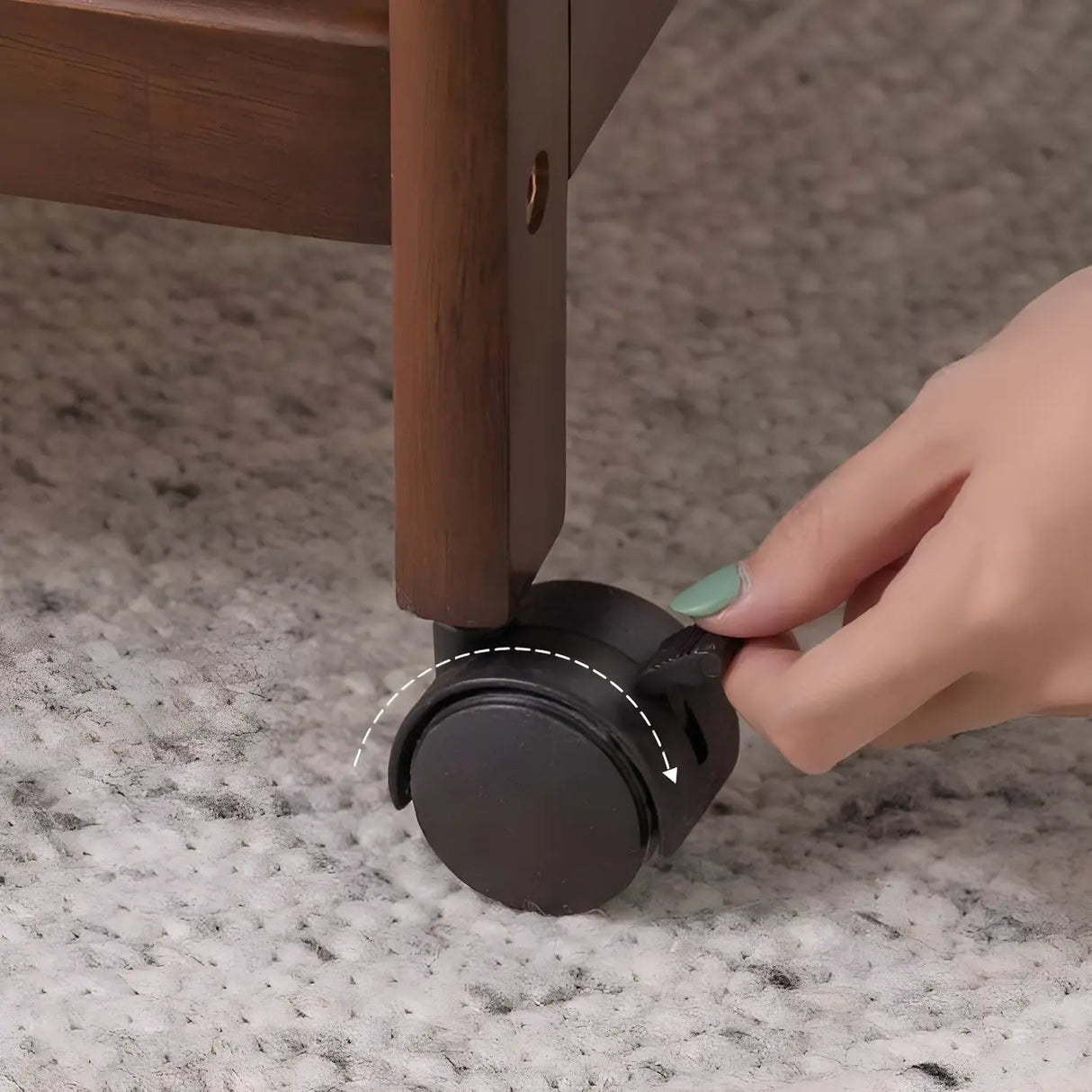 Contemporary Oval Wood Dining Table Brown Drop Leaf Image - 10