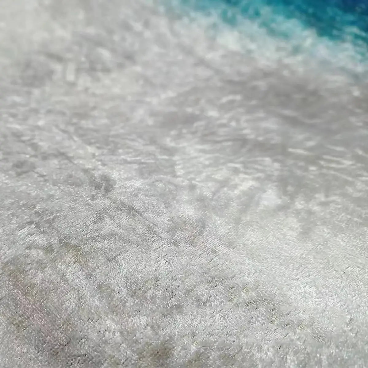 Contemporary Rectangle Microfiber Blue-Gold Area Rug Image - 8