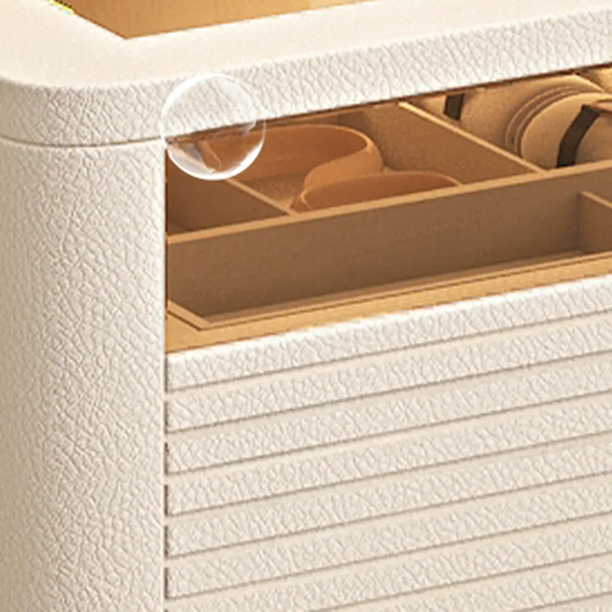 Contemporary Rectangle Wood Bedroom White Large Makeup Vanity Image - 4