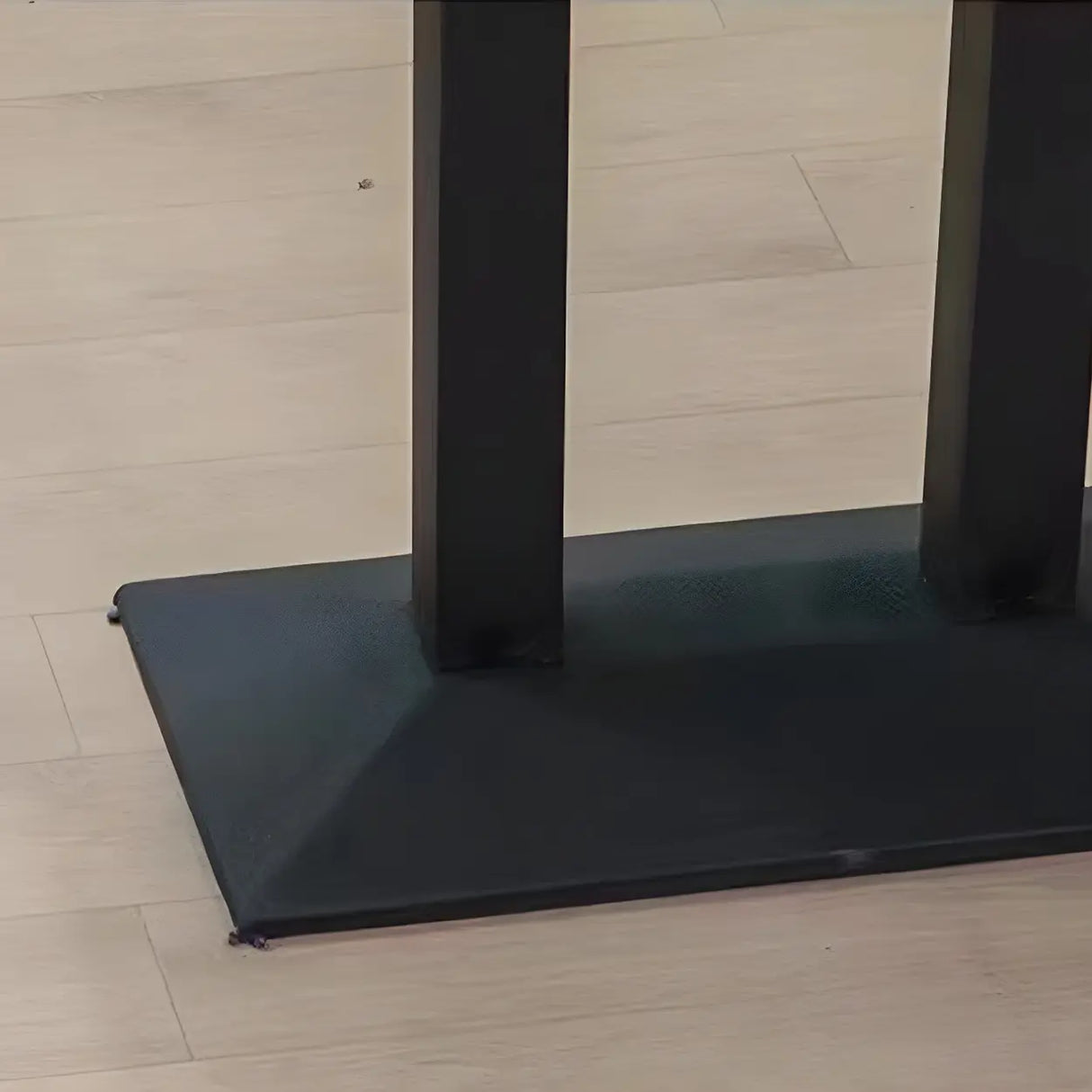 Contemporary Rectangular Black Wood Dining Table Image - 17