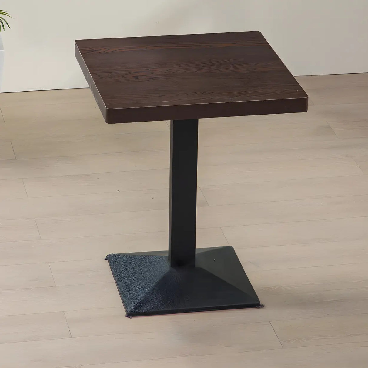 Contemporary Rectangular Black Wood Dining Table Image - 18