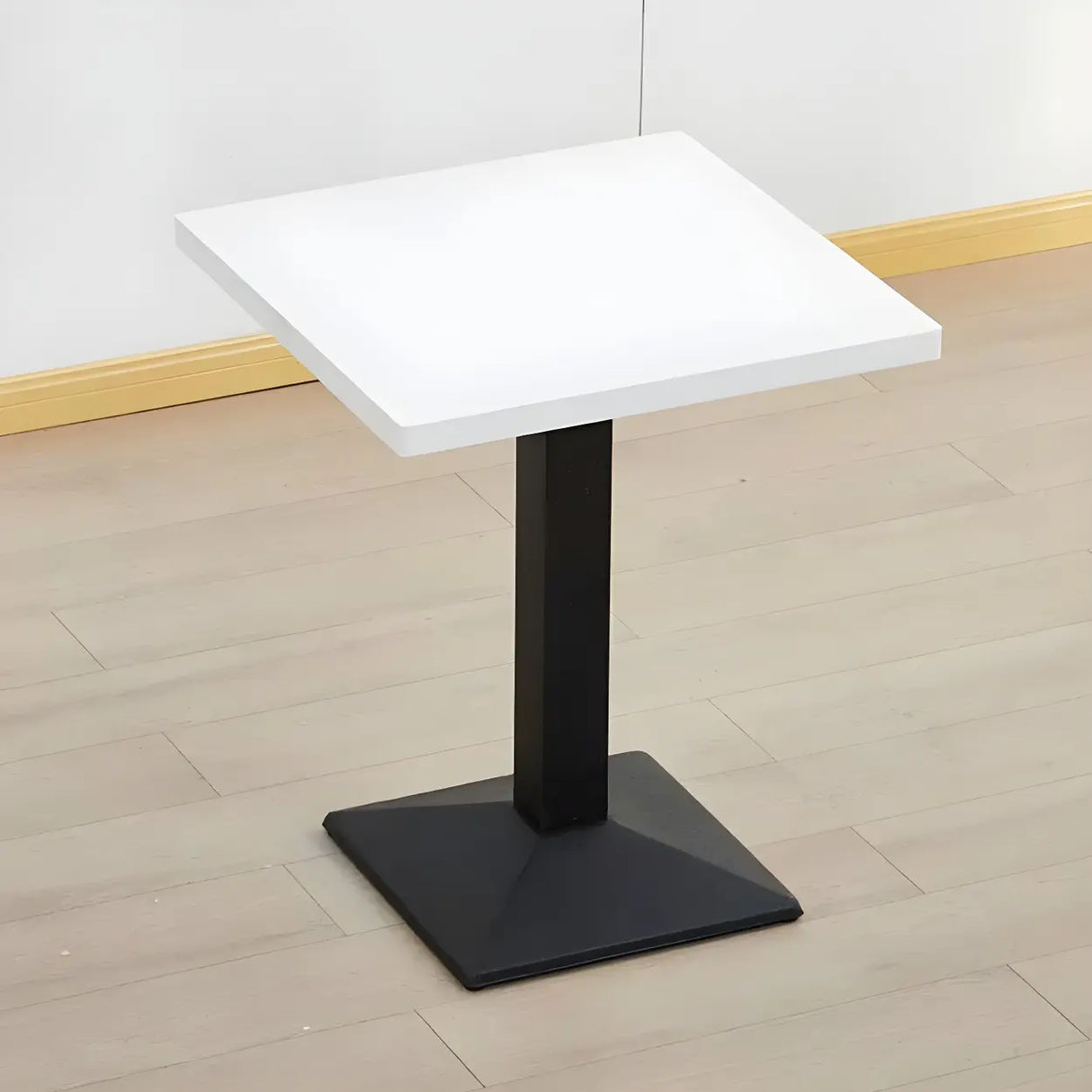 Contemporary Rectangular Black Wood Dining Table Image - 19