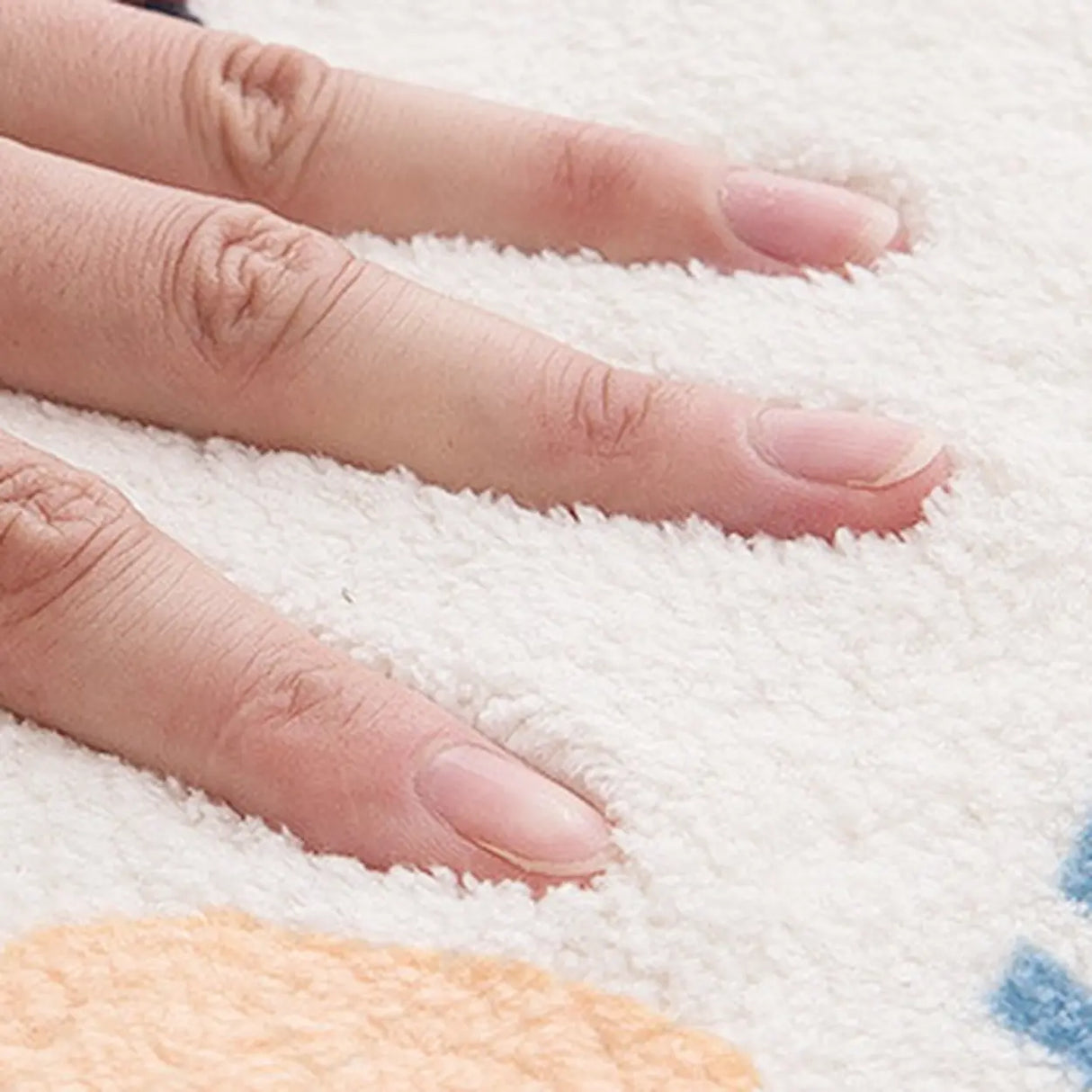 Contemporary Rectangular Fabric Gray Striped Area Rug Image - 22