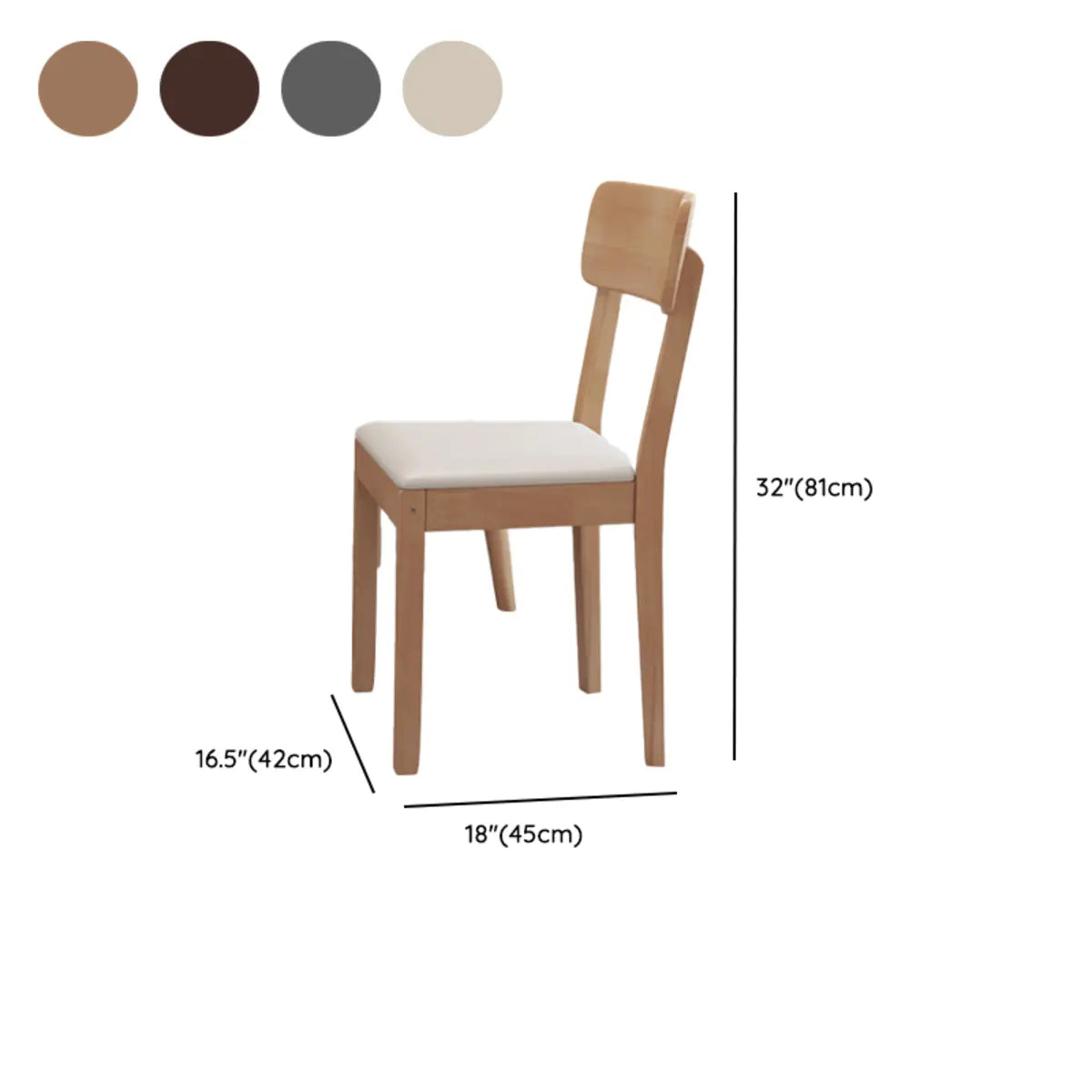 Contemporary Rectangular Wood Bedroom Natural Makeup Vanity Image - 11