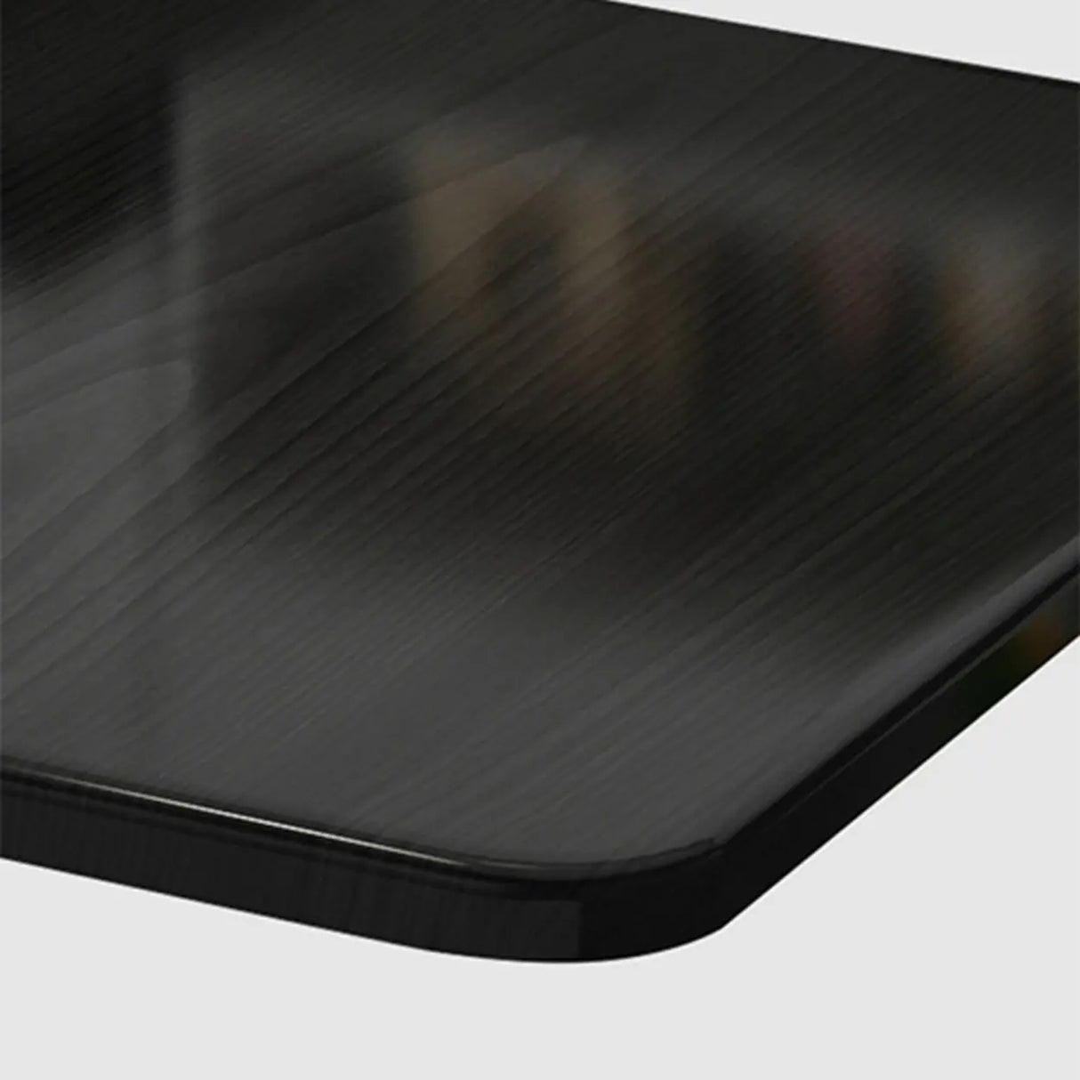 Contemporary Rectangular Wood Folding Black Dining Table Image - 12