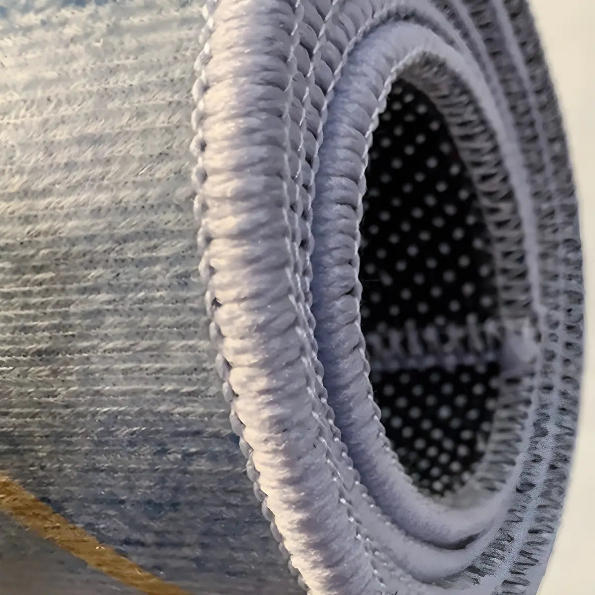 Contemporary Round Polyester Scenic Print Area Rug Image - 15