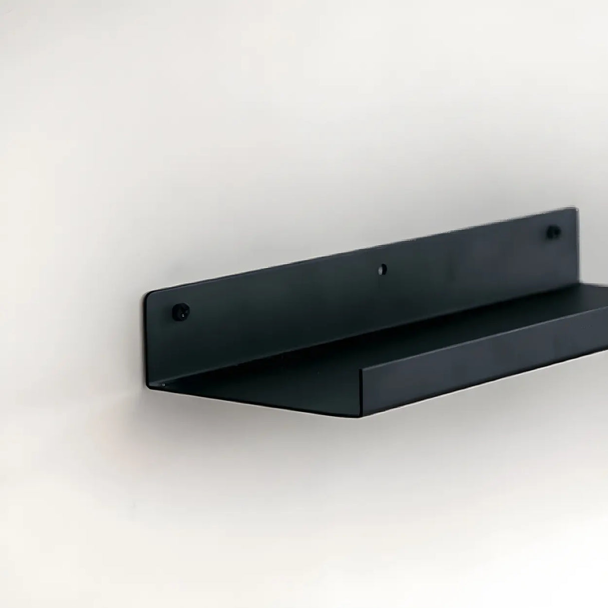 Contemporary Wall Mount Iron Floating Display Bookshelf Image - 13