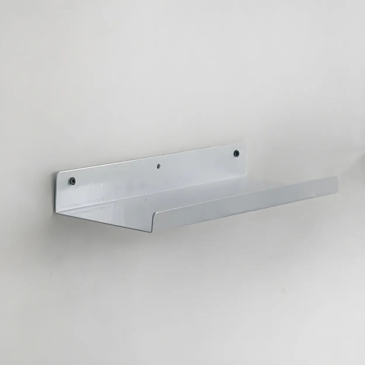 Contemporary Wall Mount Iron Floating Display Bookshelf Image - 2