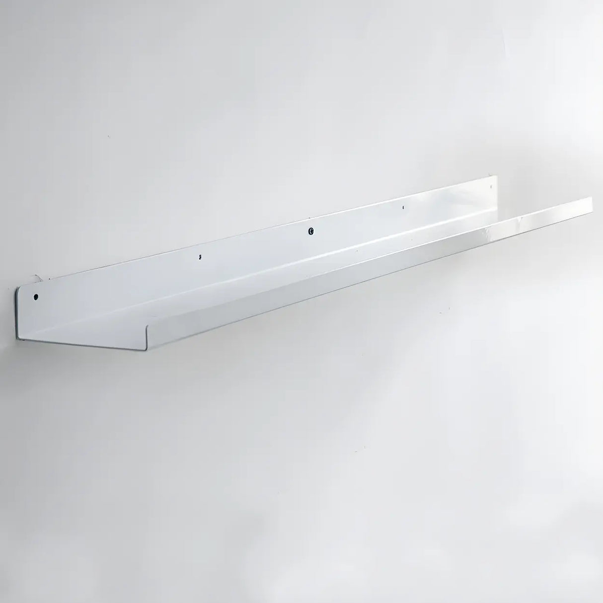 Contemporary Wall Mount Iron Floating Display Bookshelf Image - 5