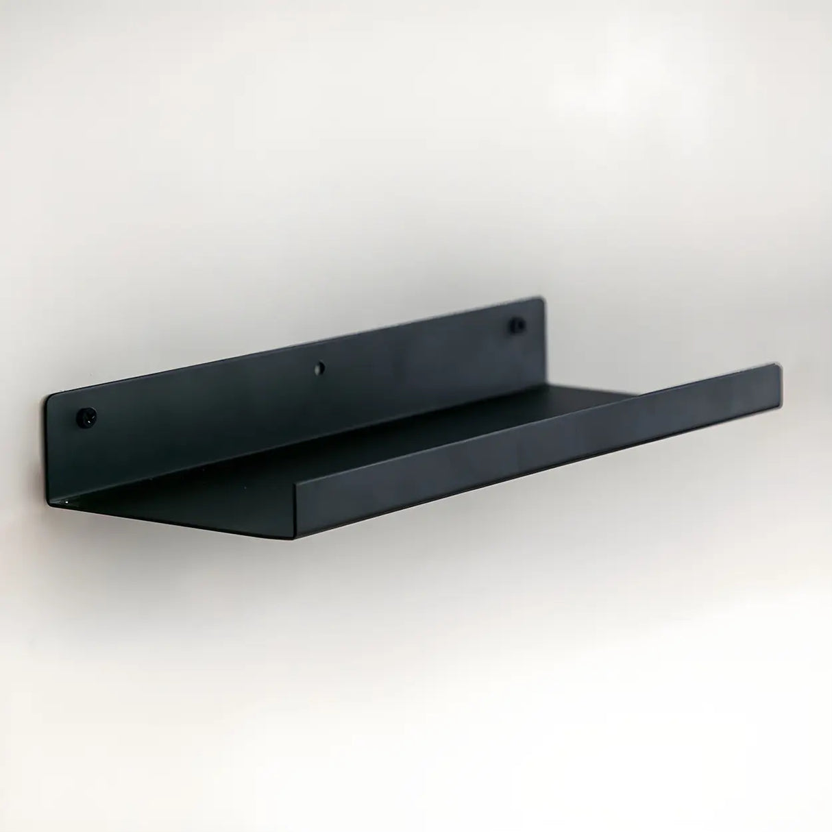 Contemporary Wall Mount Iron Floating Display Bookshelf Image - 7