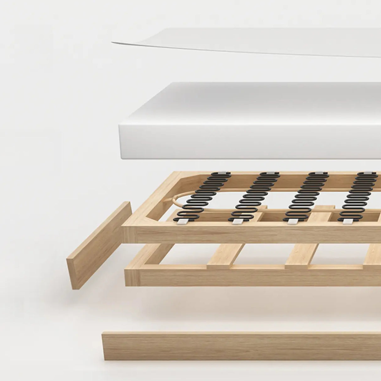 Convertible Black Scratch Resistant Leather Loveseat Image - 6