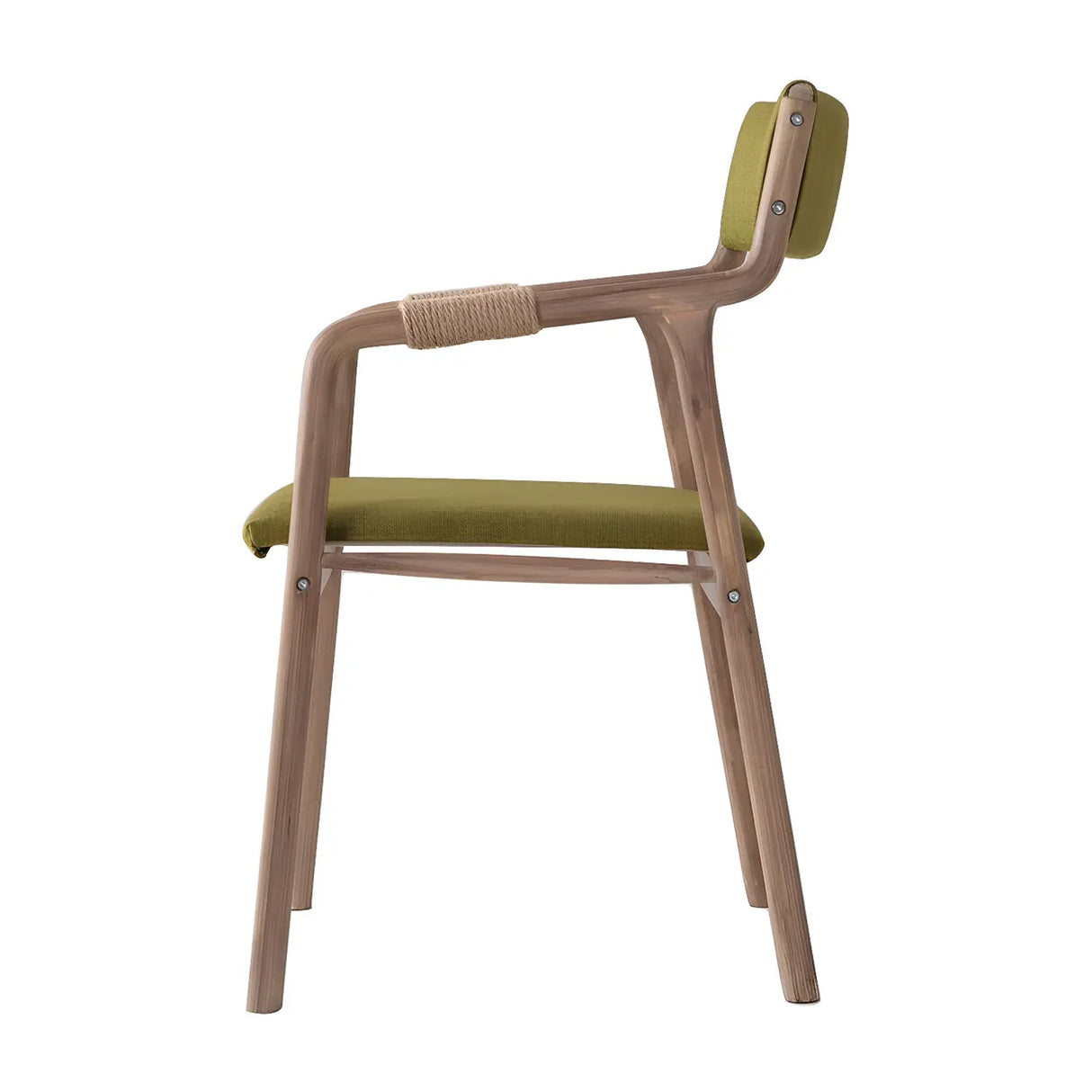 Country Distressed Finish Wooden Dining Arm Chair Image - 10