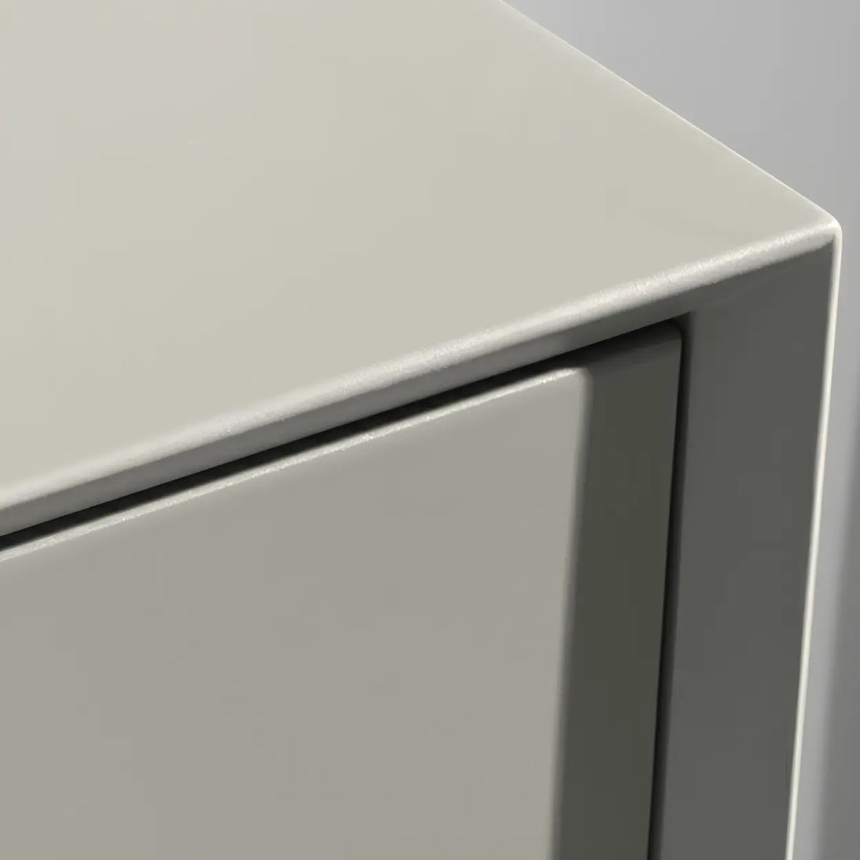 Cream Gray Manufactured Wood Dresser for Drawers Image - 11