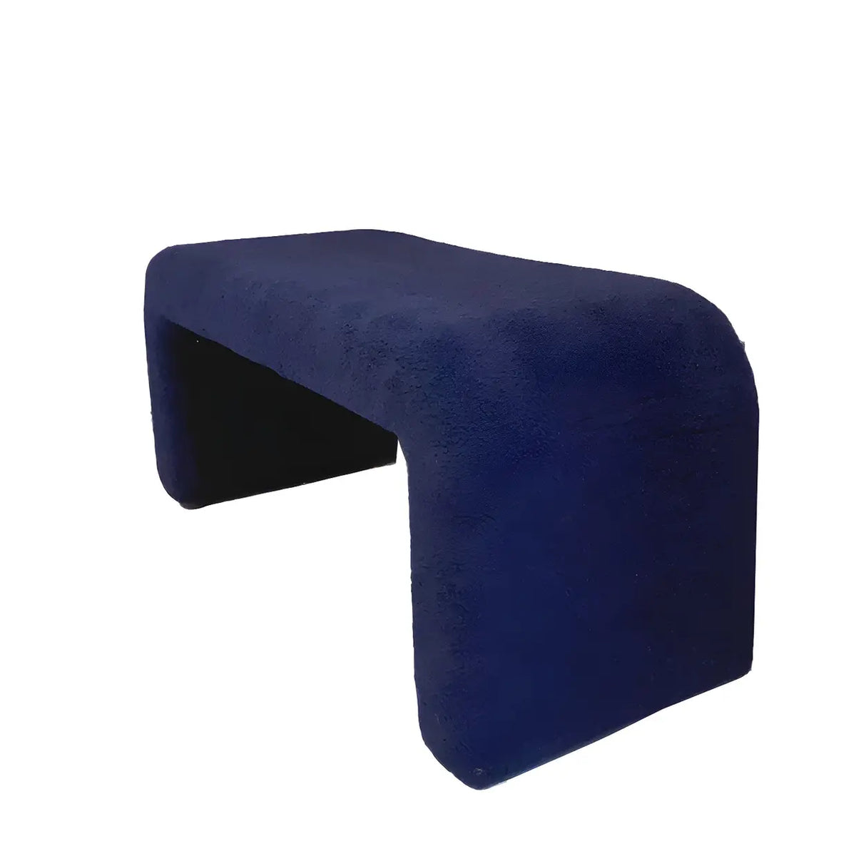 Cream Polyester Blend Upholstered Short Bedroom Bench Image - 5