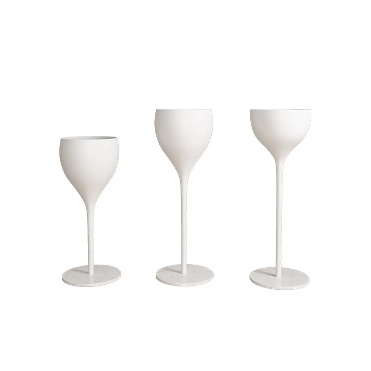 Cream Tulip-Shaped Pedestal Metal Decorative Plant Stand Image - 10