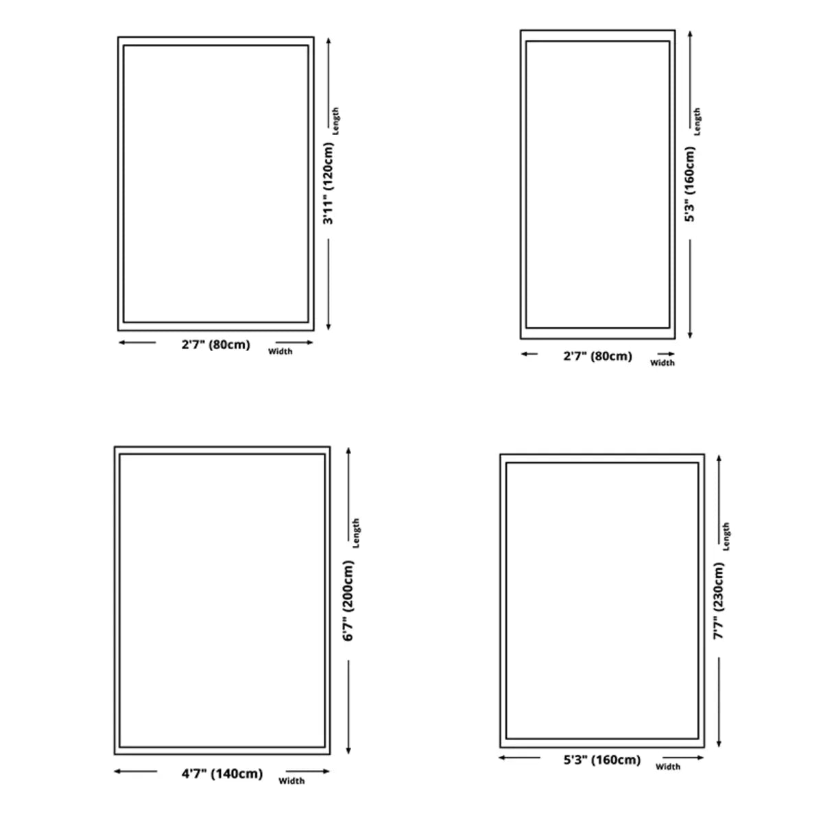 Creative Abstract Multicolor Anti-Slip Area Rug