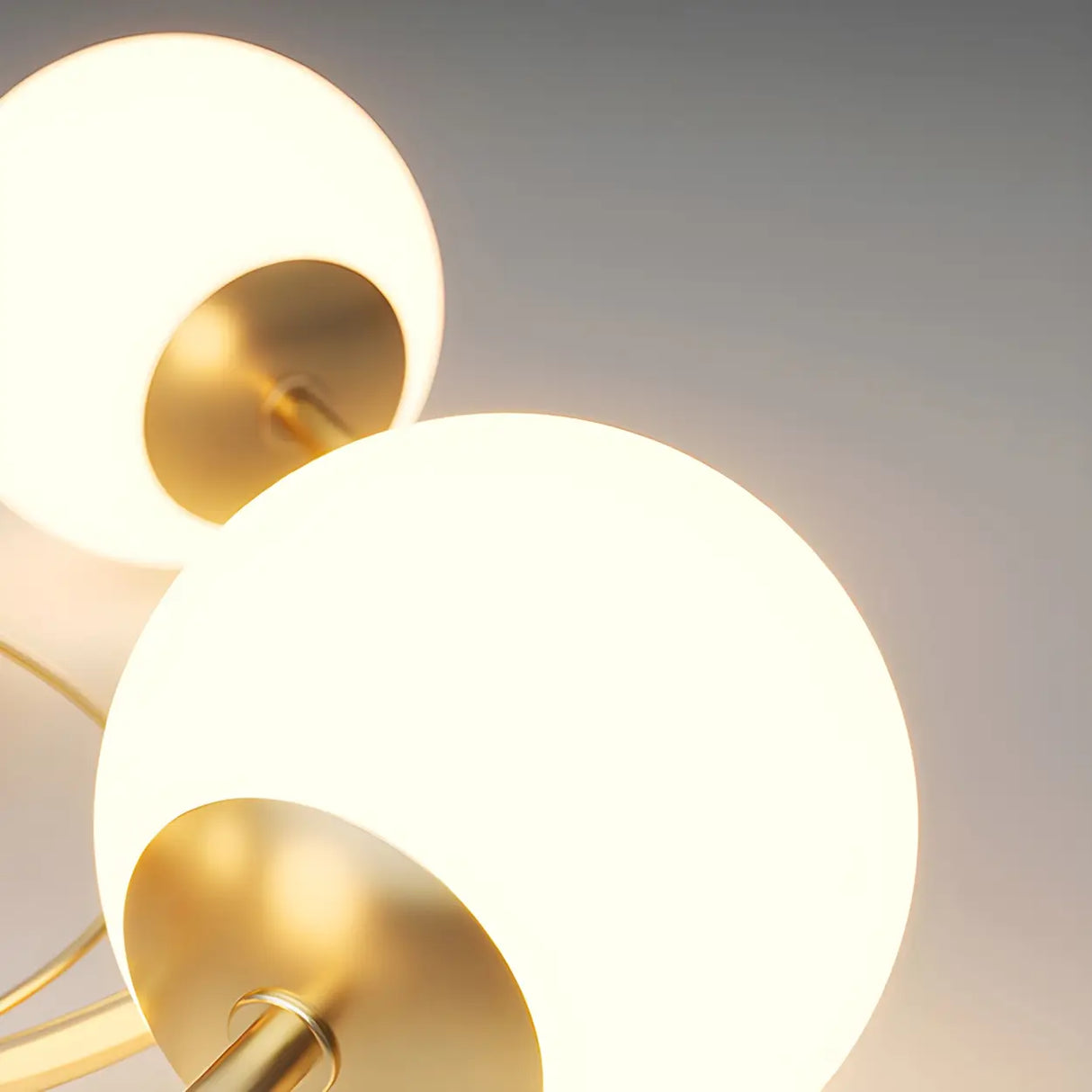 Creative Ball Shade Rotating Ceiling Fan with Light Image - 9