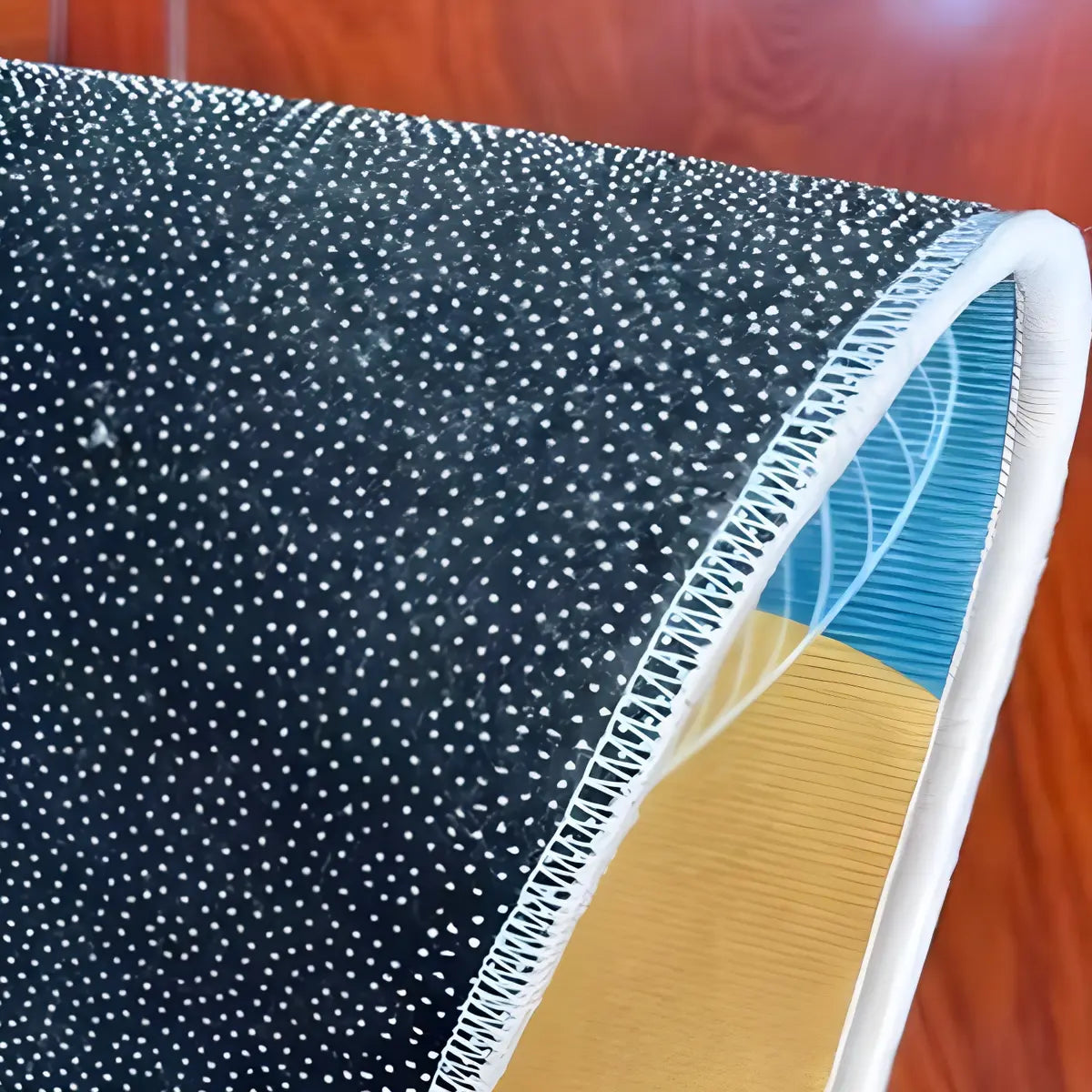 Creative Basketball Design Round Flannel Area Rug Image - 12