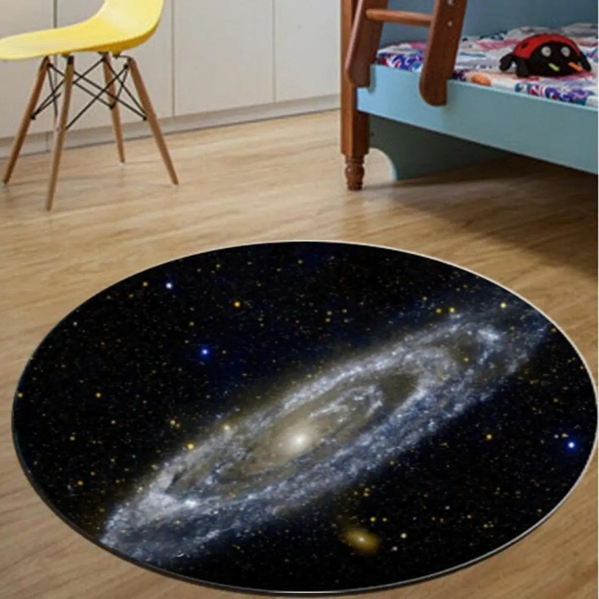 Creative Basketball Design Round Flannel Area Rug Image - 9