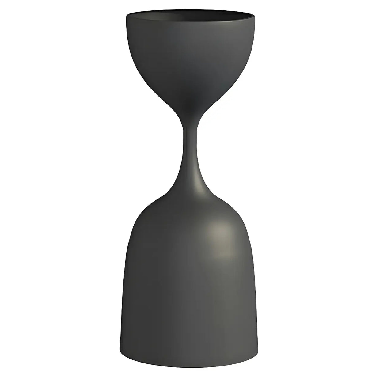 Creative Hourglass Iron Gold and Blue Plant Stand Set Image - 2