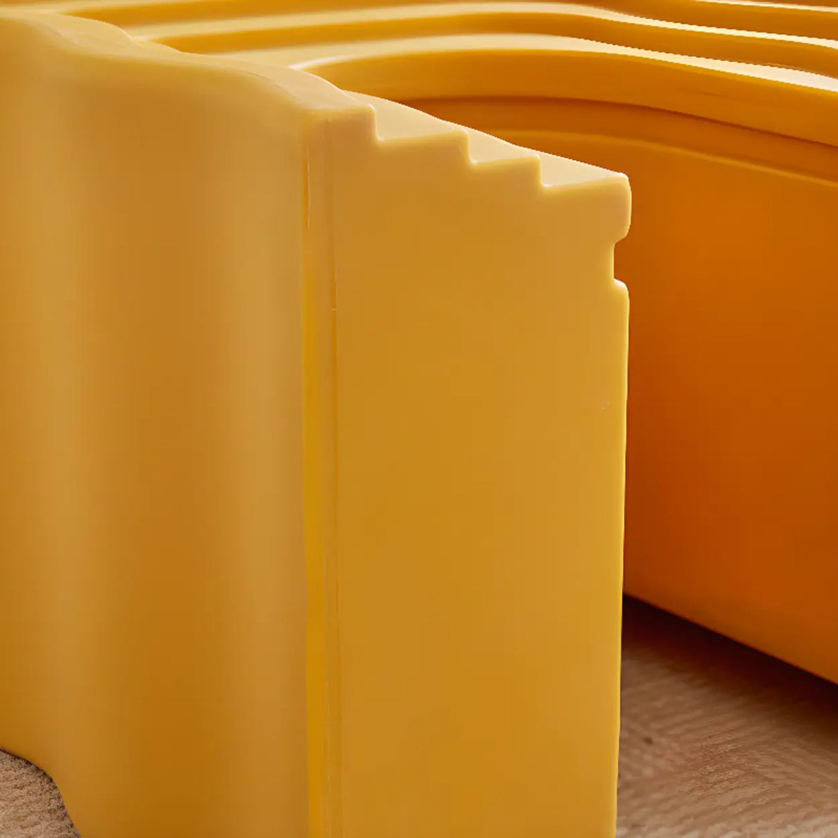 Creative Modern Rectangle Pink Acrylic Stool Side Table Image - 14