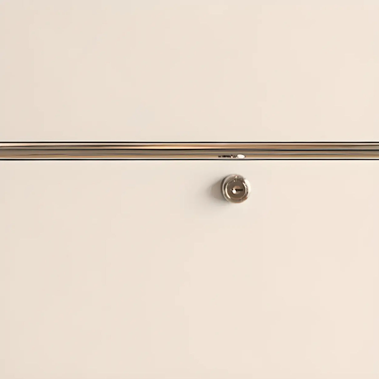 Creative Stainless Steel White Glass Display Cabinet Image - 15