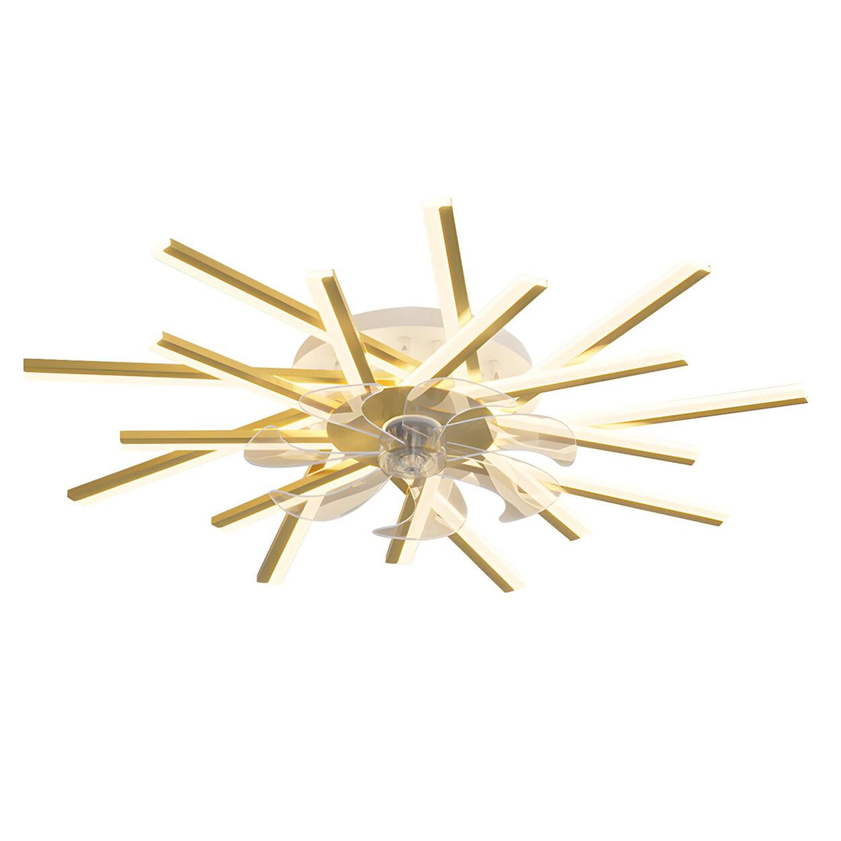 Creative Starburst Multi-Light Ceiling Fan with Lights Image - 10