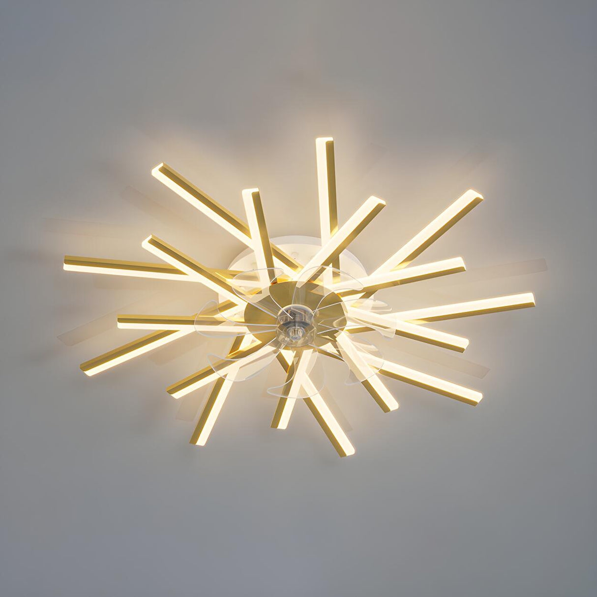 Creative Starburst Multi-Light Ceiling Fan with Lights Image - 11