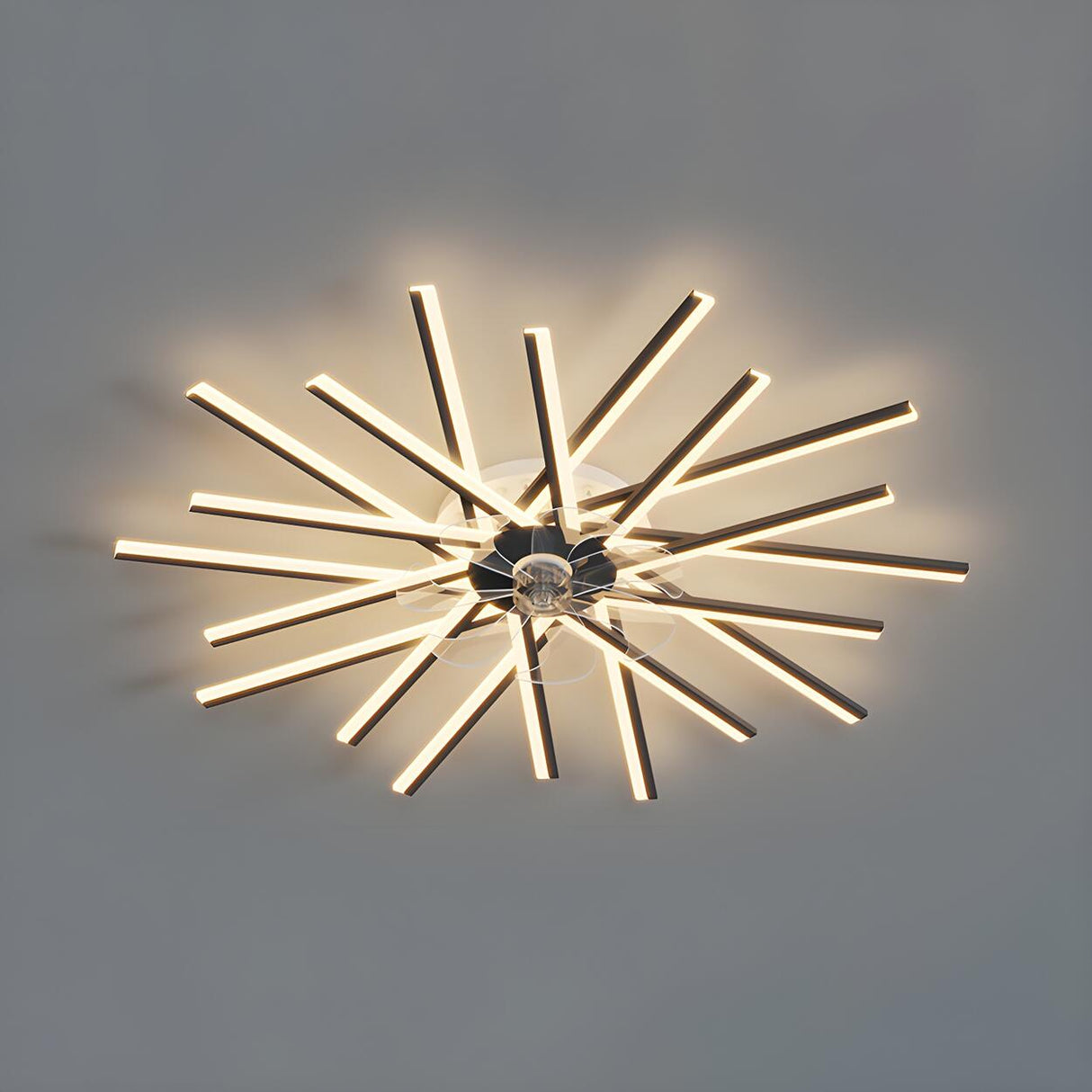 Creative Starburst Multi-Light Ceiling Fan with Lights Image - 13