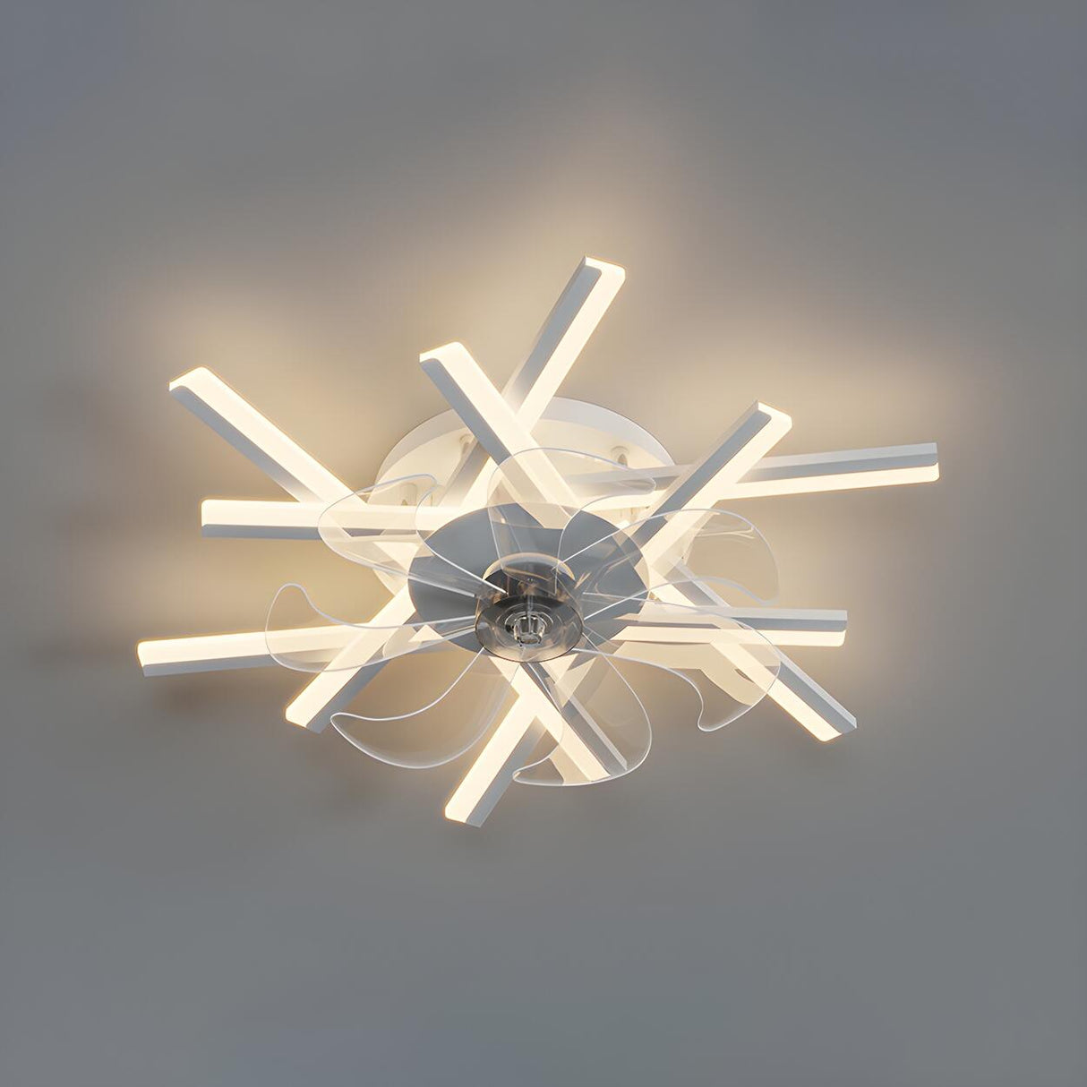 Creative Starburst Multi-Light Ceiling Fan with Lights Image - 3
