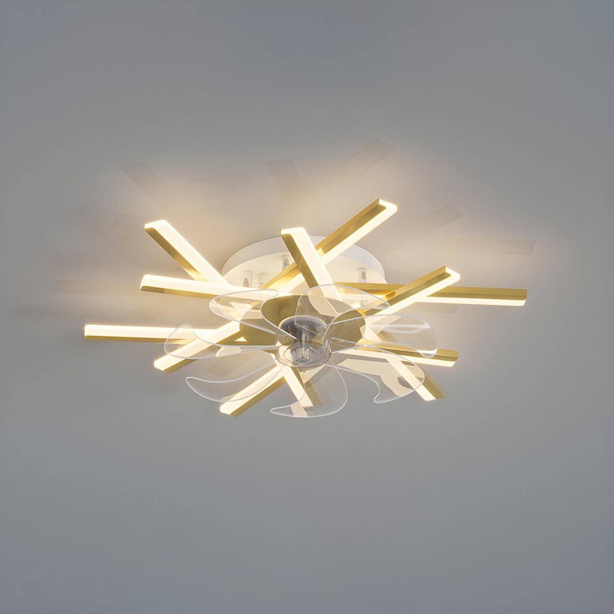 Creative Starburst Multi-Light Ceiling Fan with Lights Image - 5