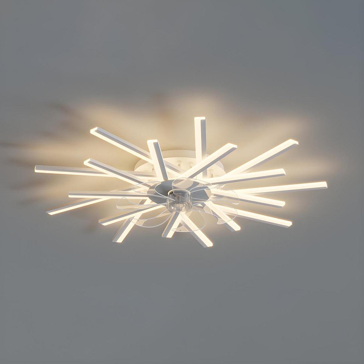 Creative Starburst Multi-Light Ceiling Fan with Lights Image - 9