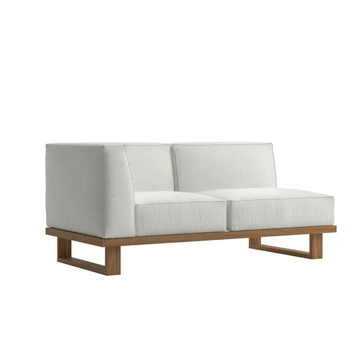 Cushions Included Corner Wood Beige Sectional Sofa Set Image - 11