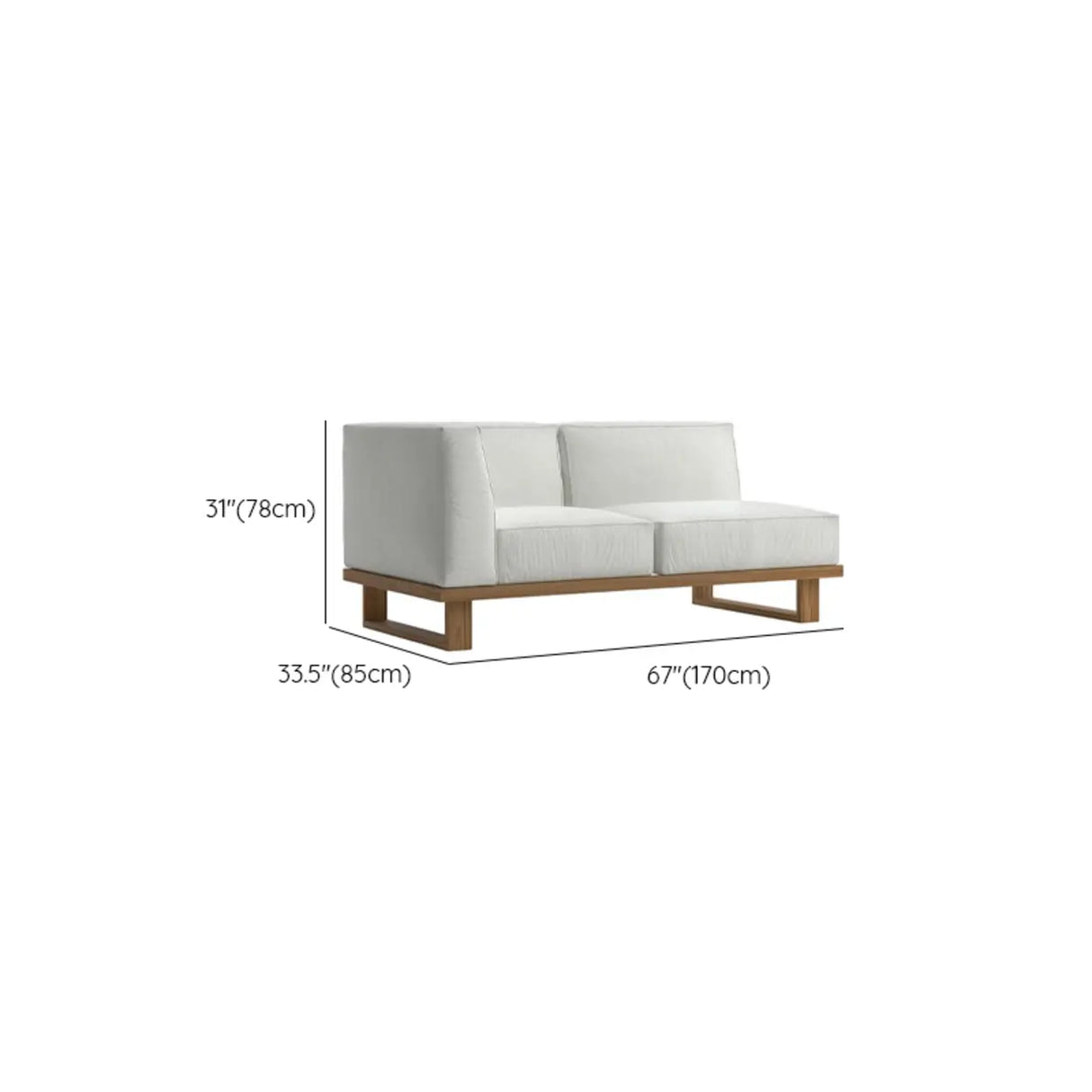 Cushions Included Corner Wood Beige Sectional Sofa Set Image - 19