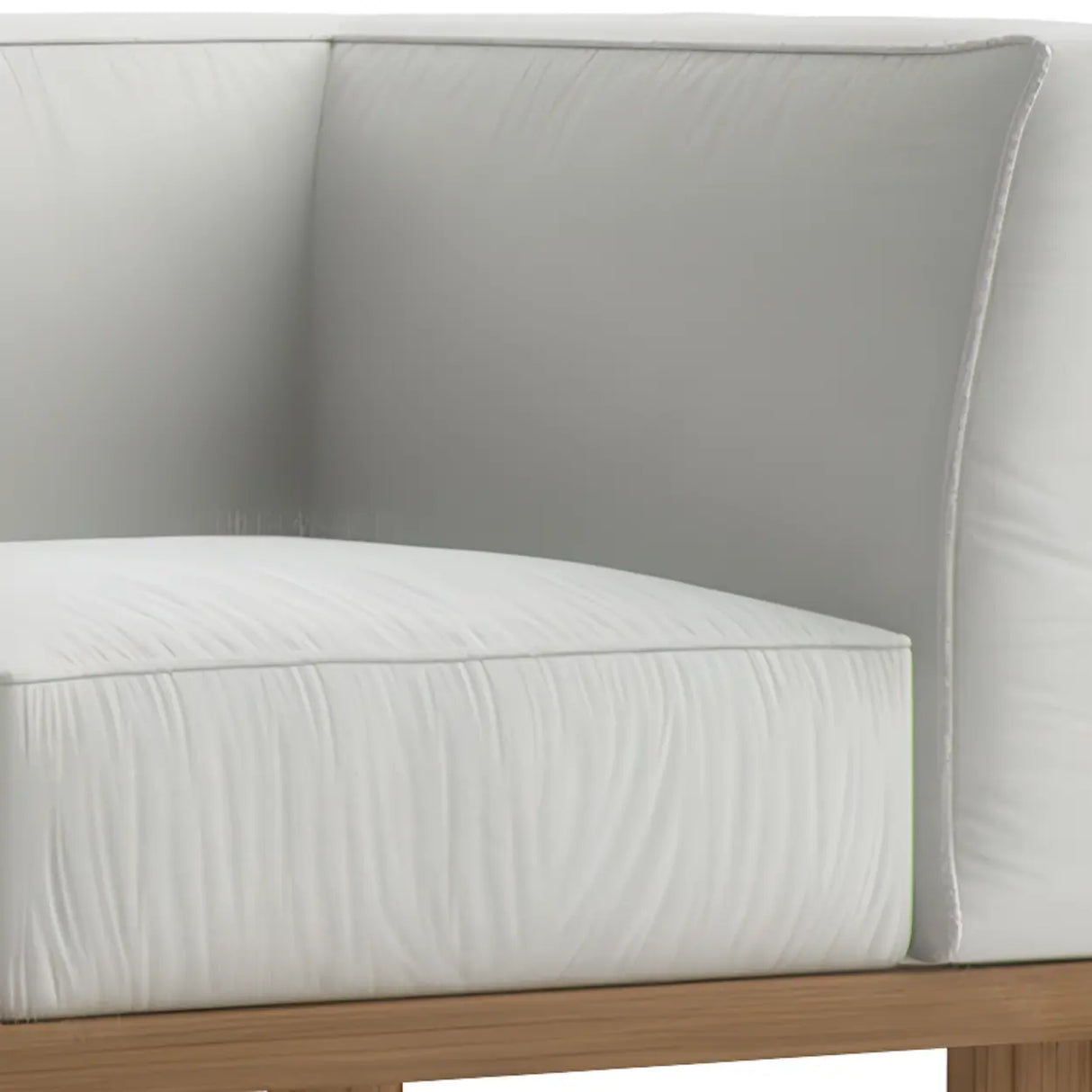 Cushions Included Corner Wood Beige Sectional Sofa Set Image - 8