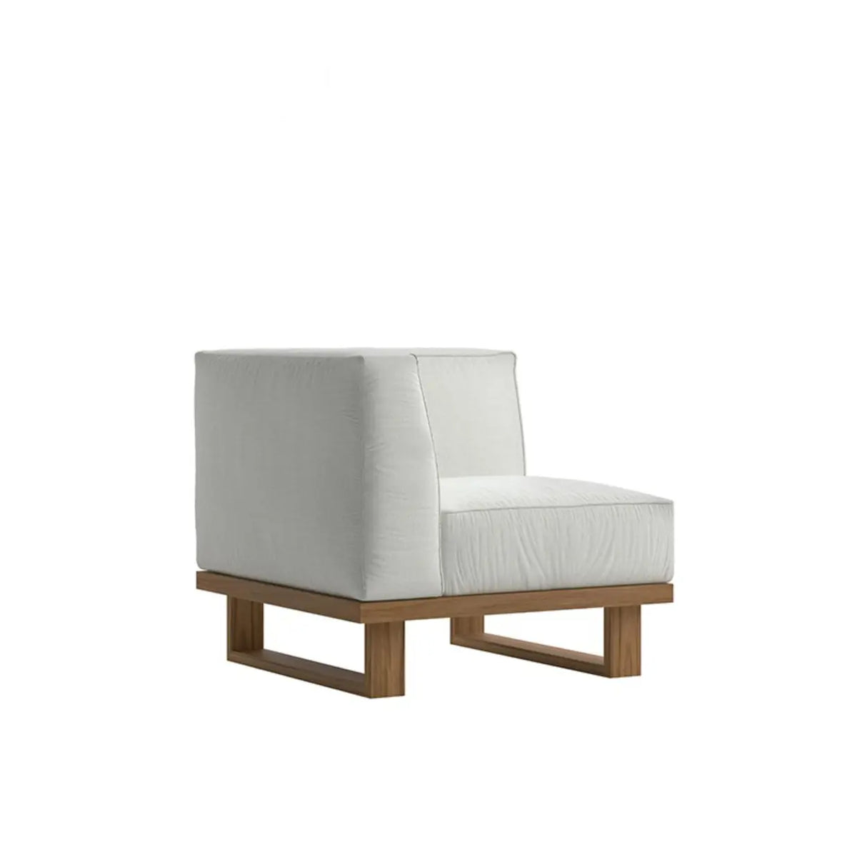 Cushions Included Corner Wood Beige Sectional Sofa Set Image - 9