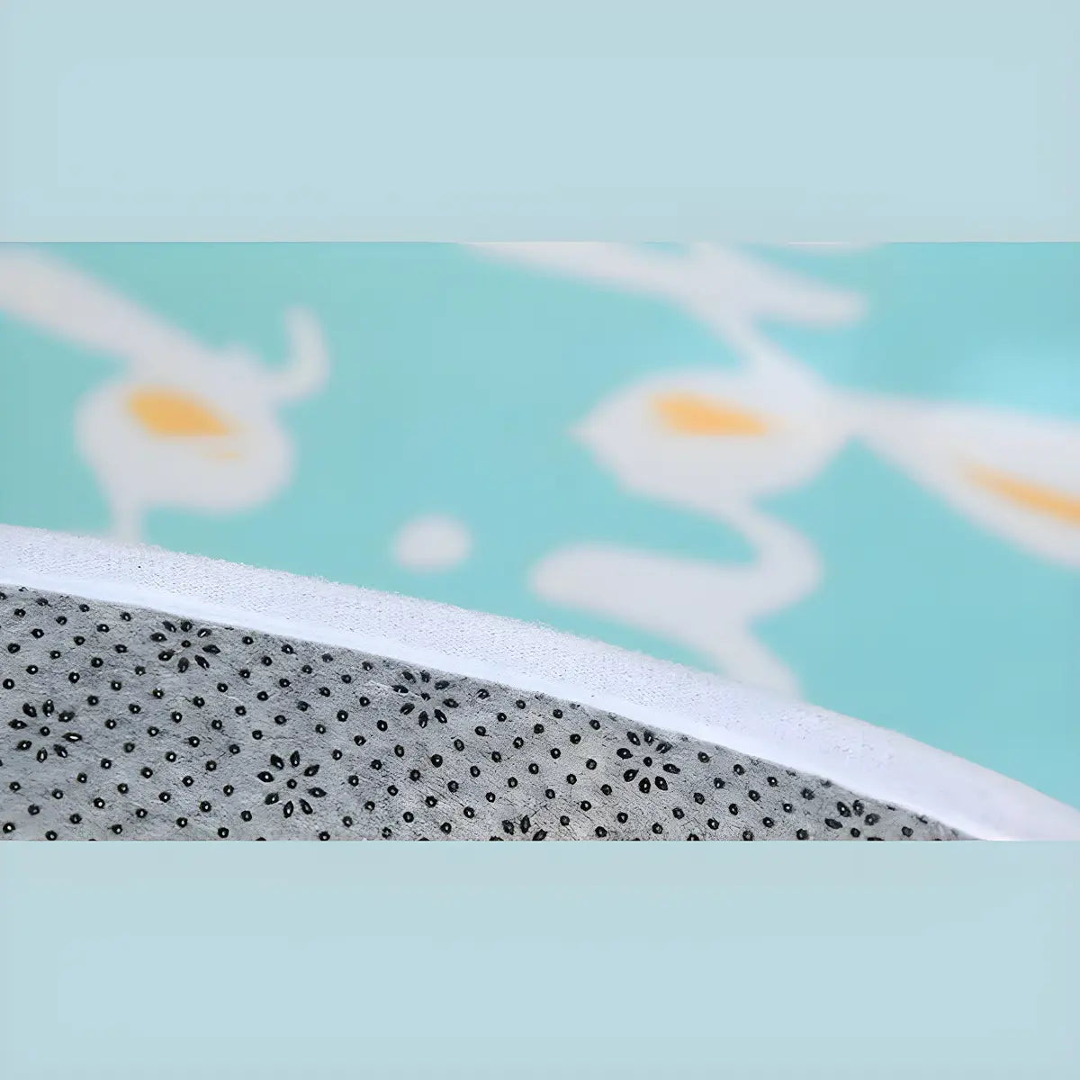 Cute Christmas Piggy Round Polypropylene Area Rug Image - 11