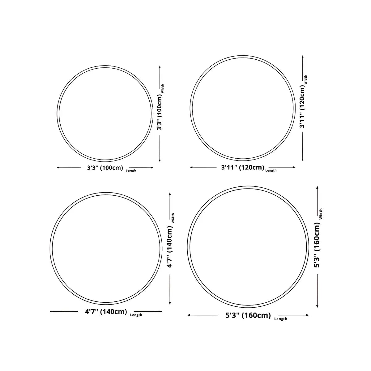 Cute White Round Lambswool Panda Pattern Area Rug